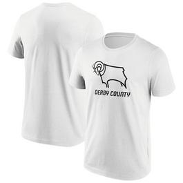 Derby County FC Essential Logo T Shirt Mens