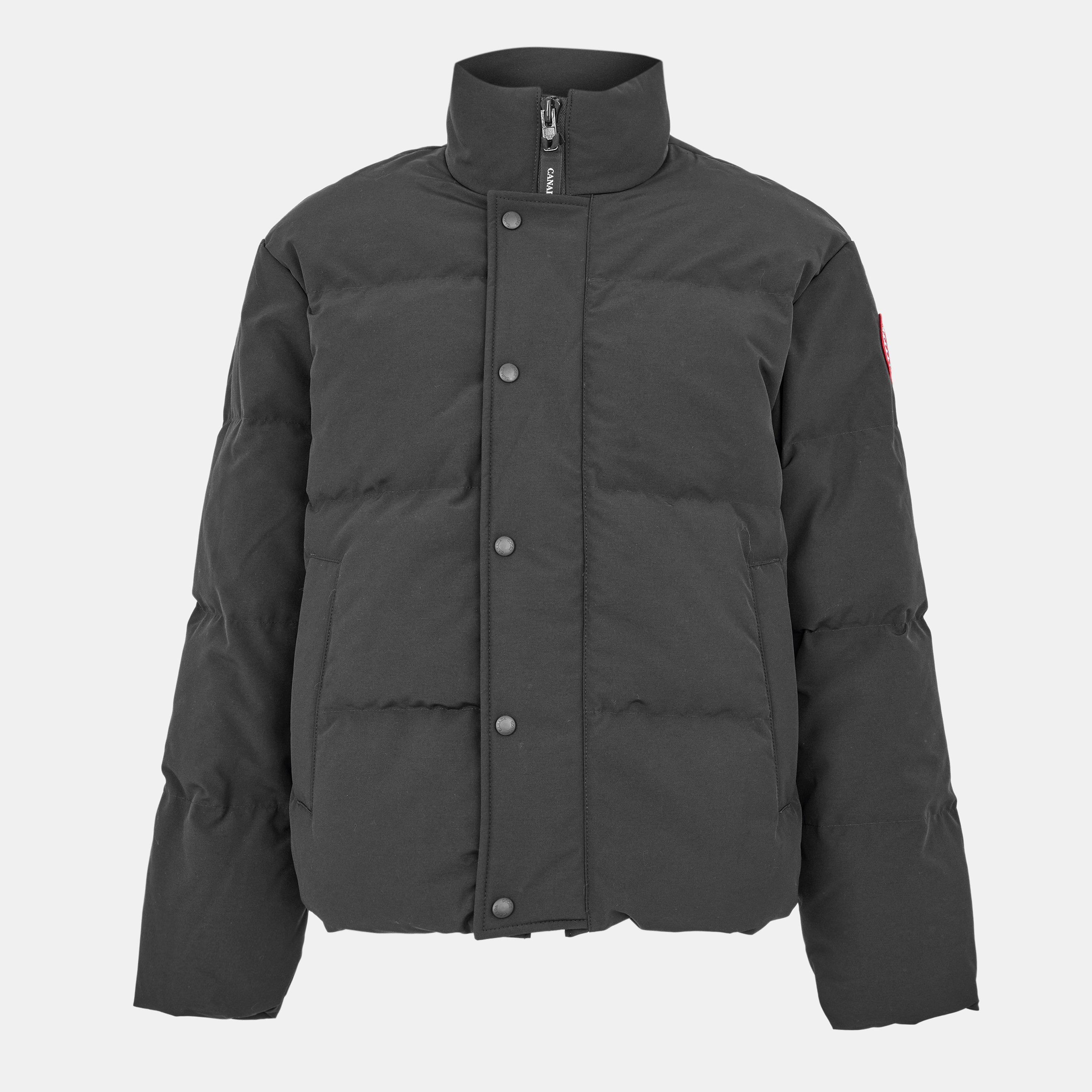 Canada Goose Men's Bayview Down Water Resistant Short Puffer Jacket - Black 9061 - L