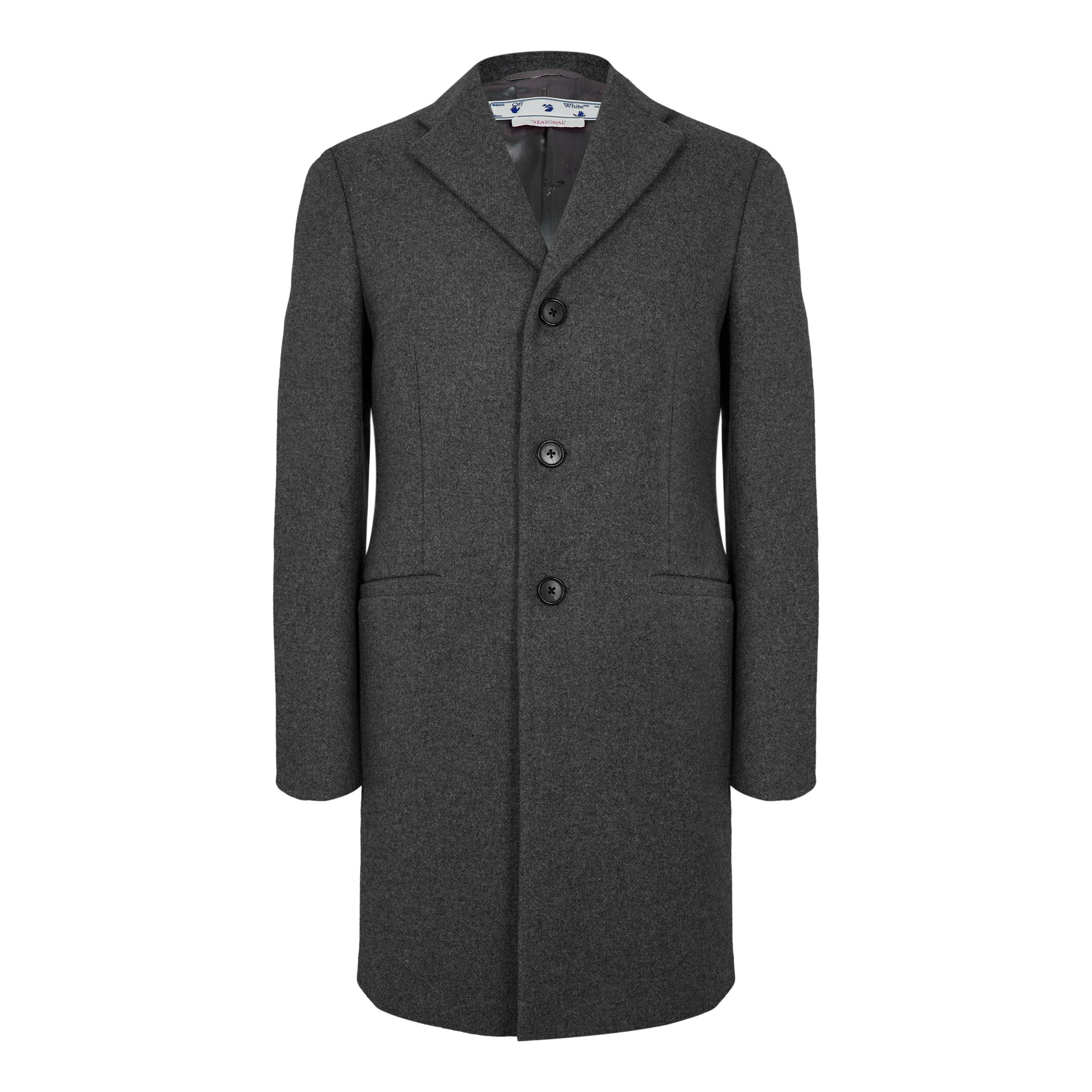 Off White Men's Overcoat