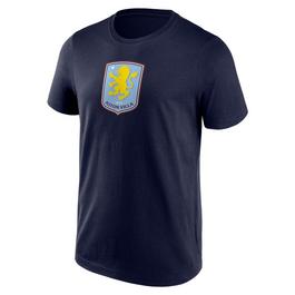 Aston Villa FC Essential Logo T Shirt Mens