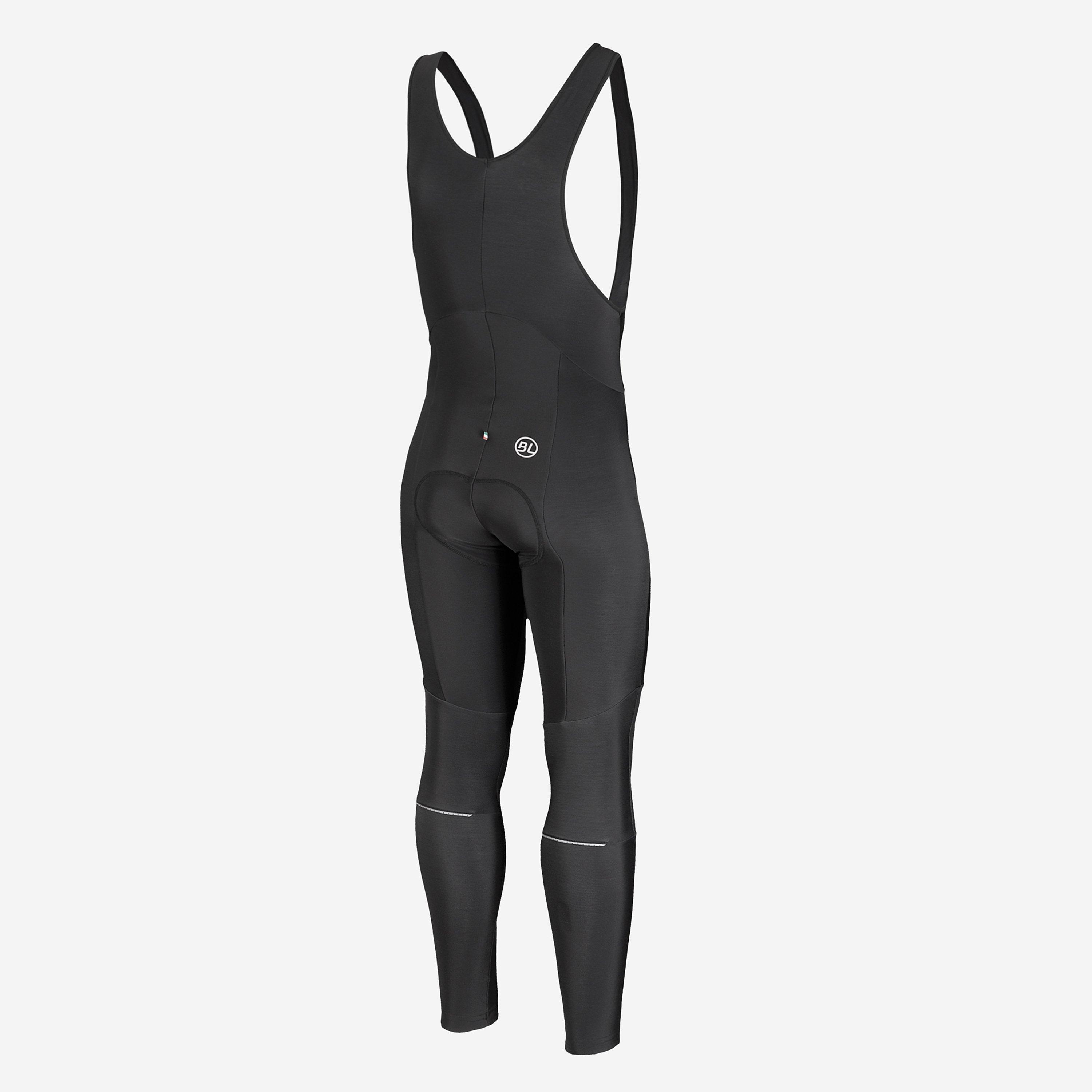 Nero - Bicycle Line - ADRIATICA Thermal Slim Fit Bib Tights - 2