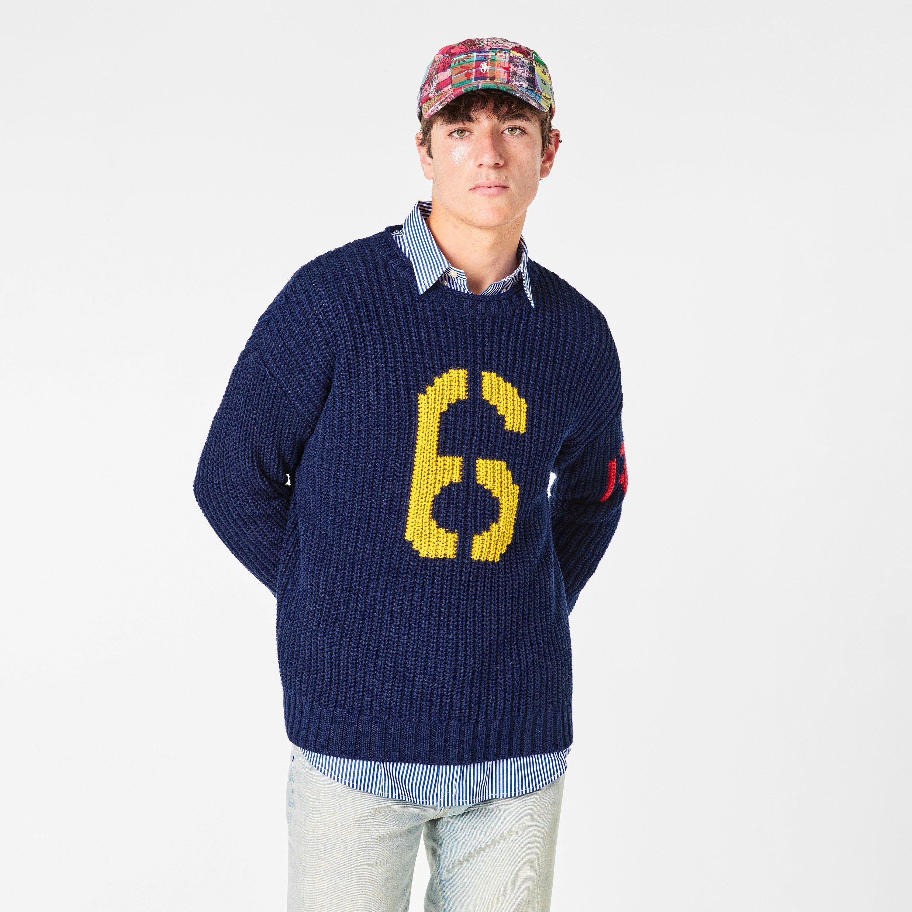 Navy - Polo Ralph Lauren - Men's Crew Neck Jumper - 3