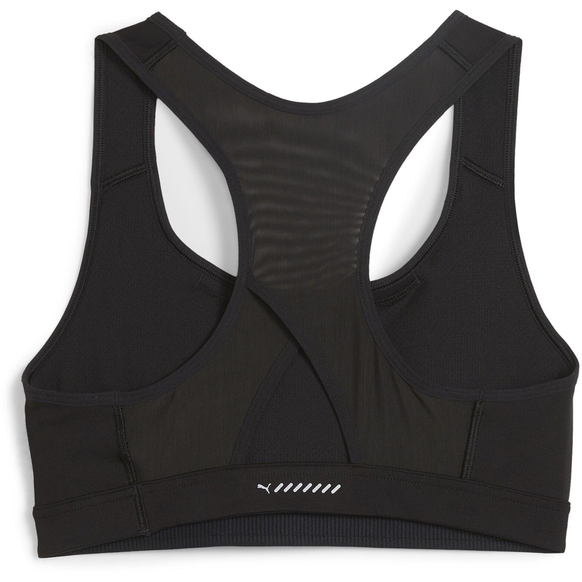 Puma Black - Puma - Women's Medium Impact Non Wired Sports Bra - 2