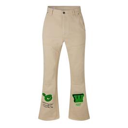 Off White Flared Jeans