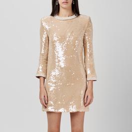 Self Portrait Pearl Sequined Mini Dress