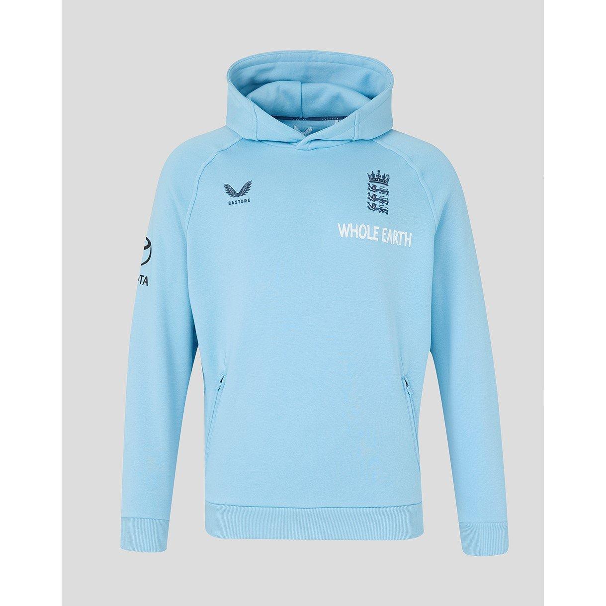 Castore Men's 26/27 England Cricket Performance Hoodie - Airy Blue - S