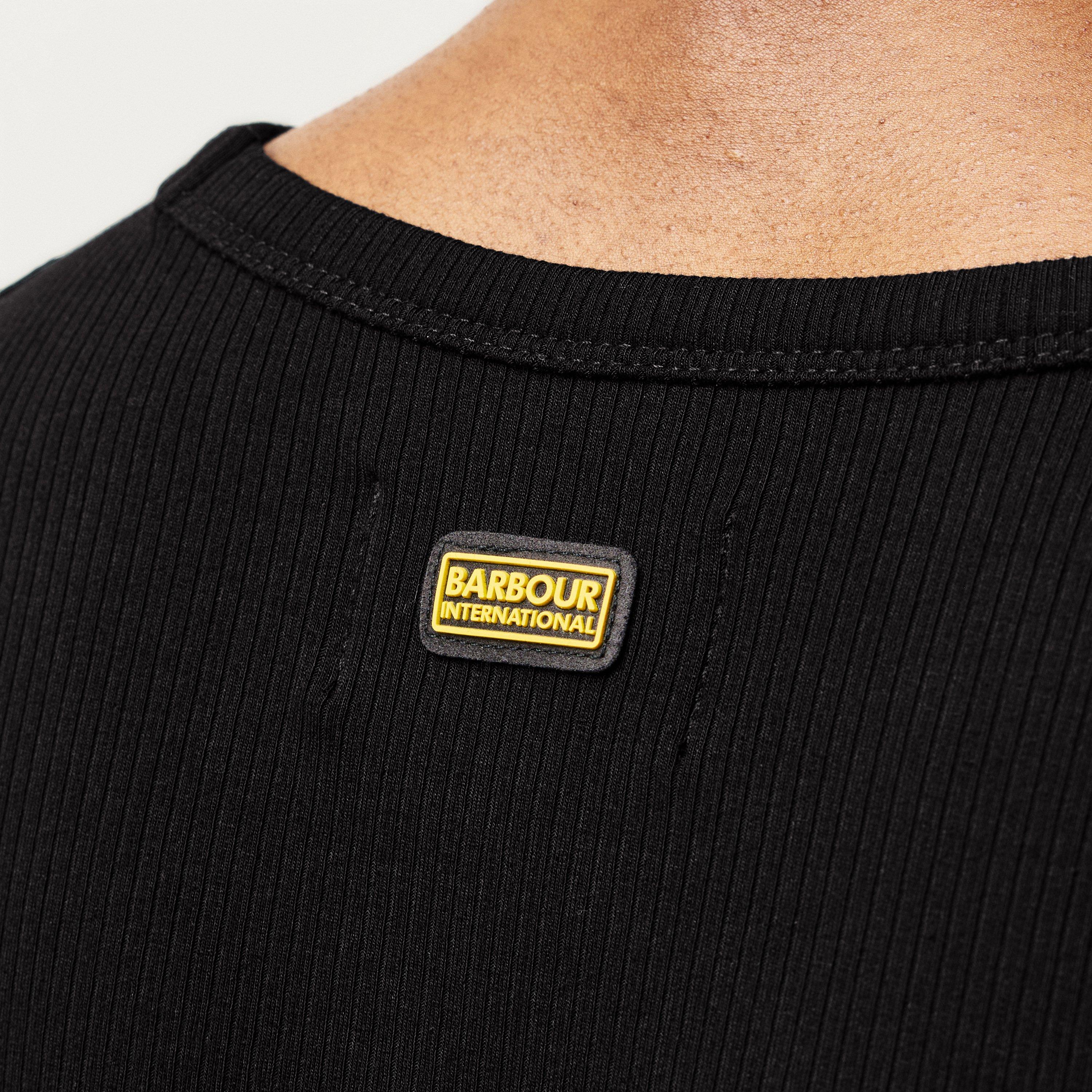 Black - Barbour International - Women's Jenny Cut Out Top - 5