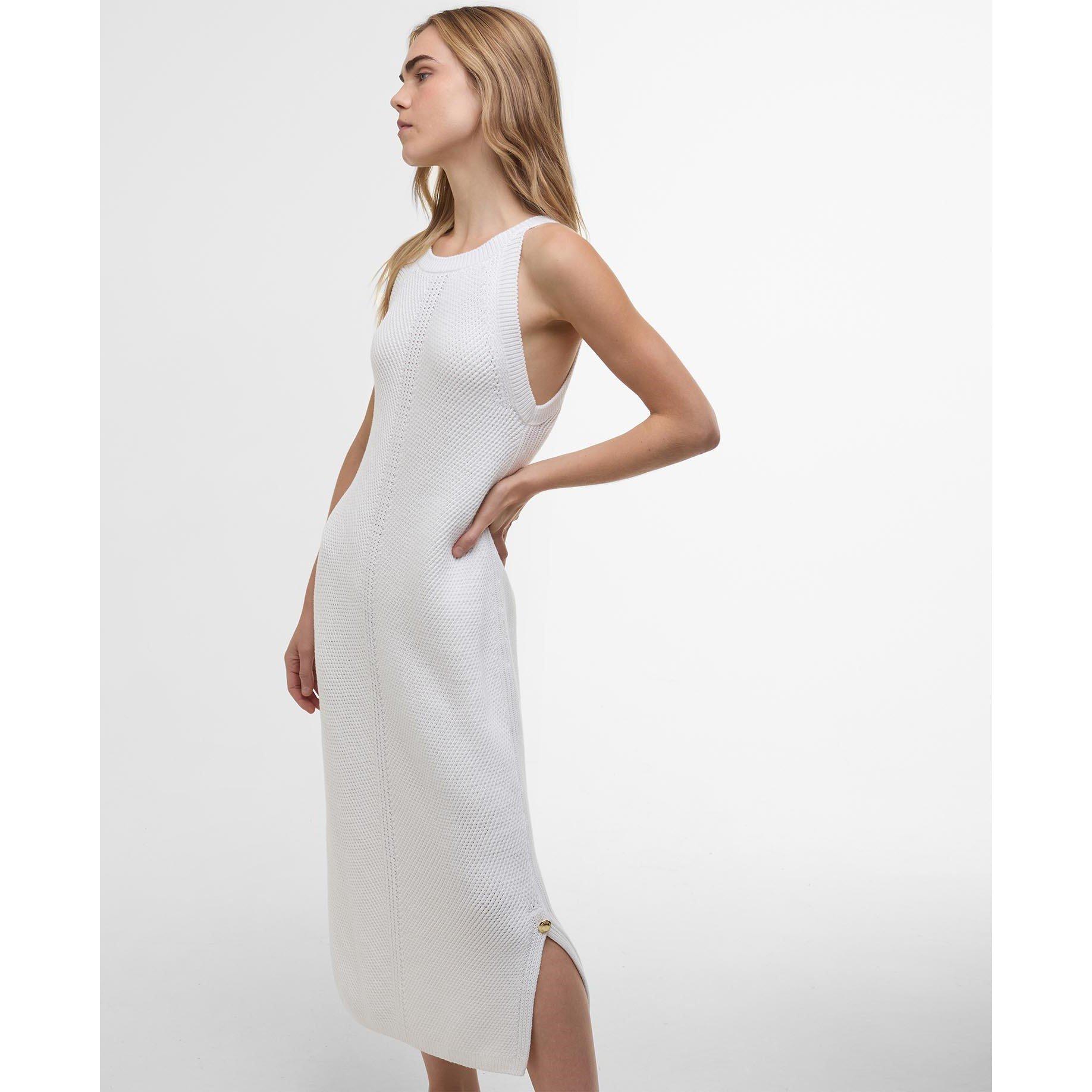 Neutral - Barbour International - Dakota Knitted Midi Dress - 5