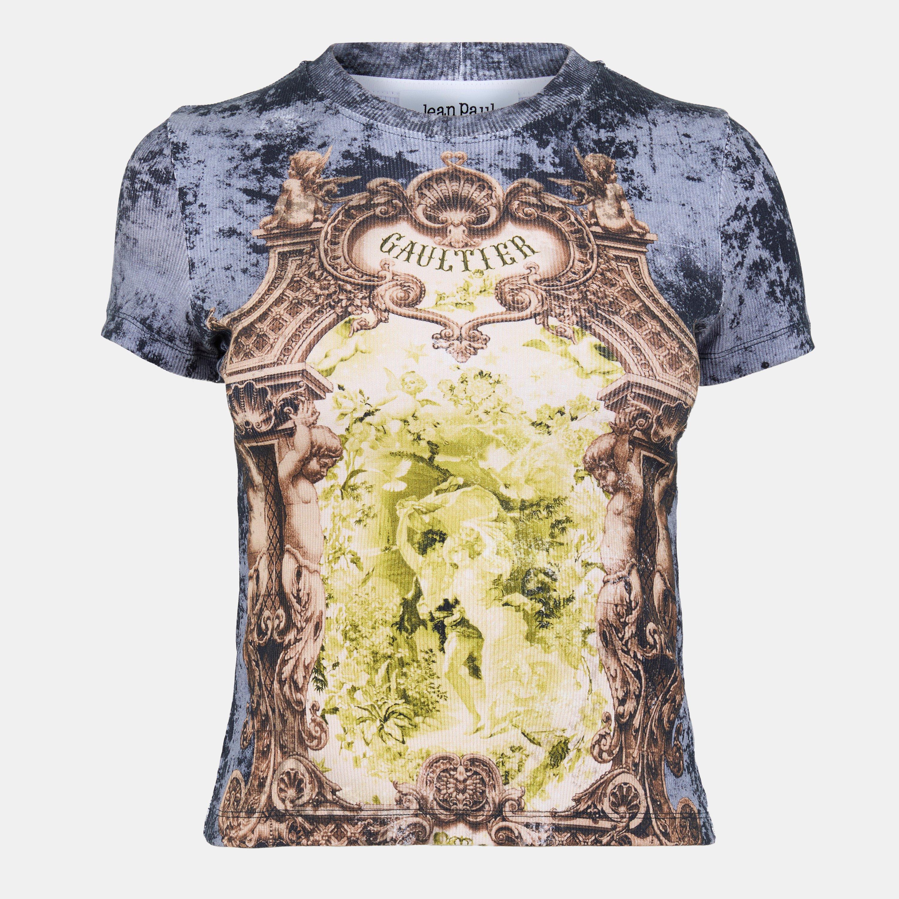 Blk/Blue/Grn - Jean Paul Gaultier - Women's Baby Tees - 1