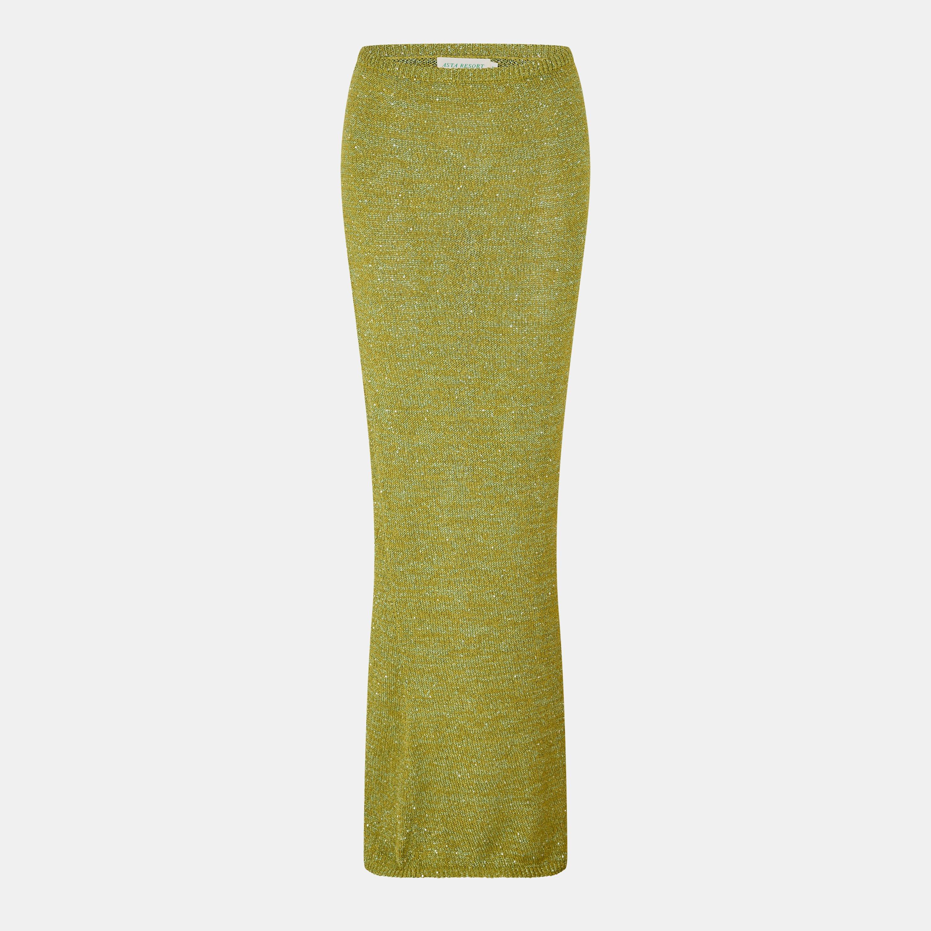 Olive Oil Seq - Asta Resort - Women's Carolina Maxi Skirt - 1