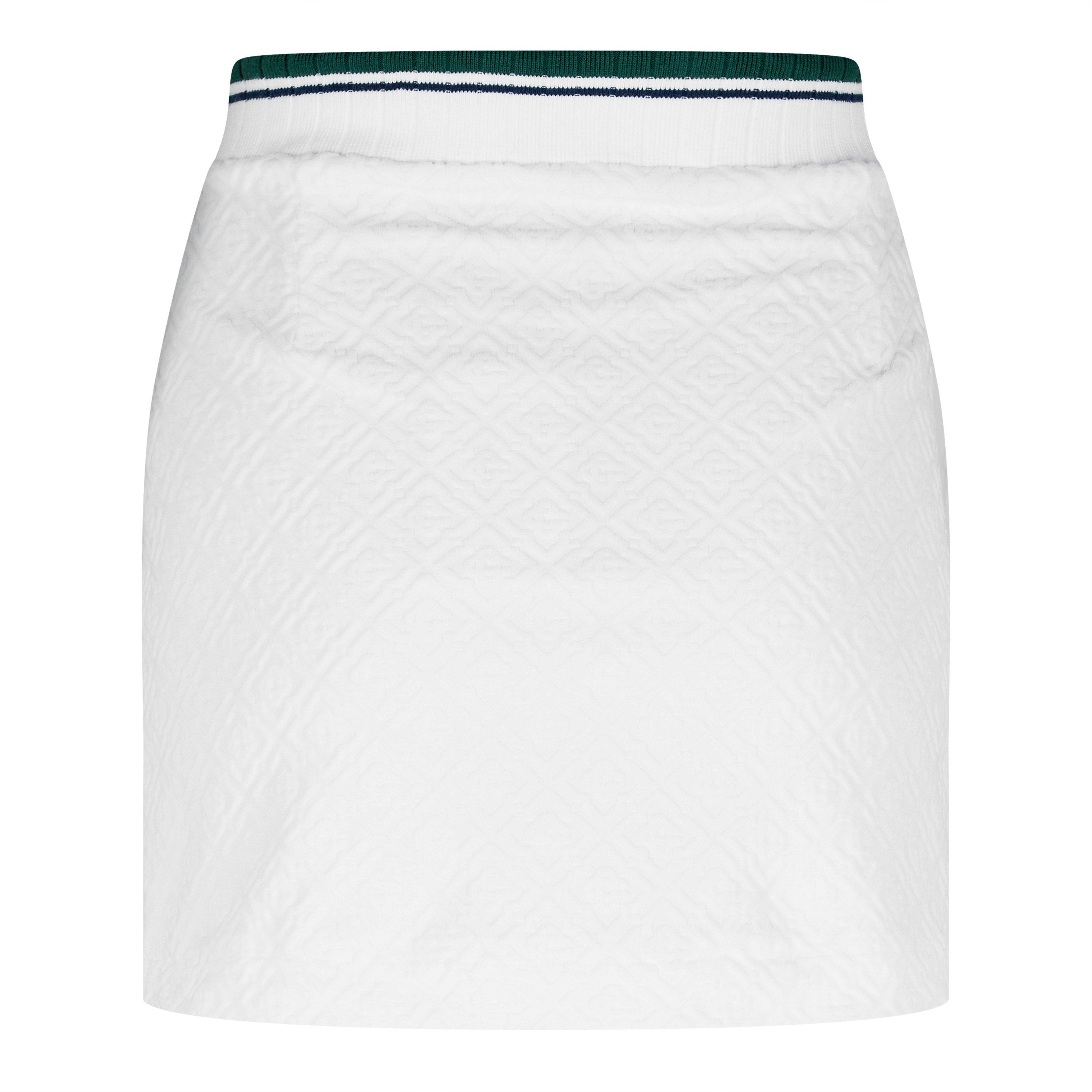 White - Casablanca - Slit Tennis Skirt - 6