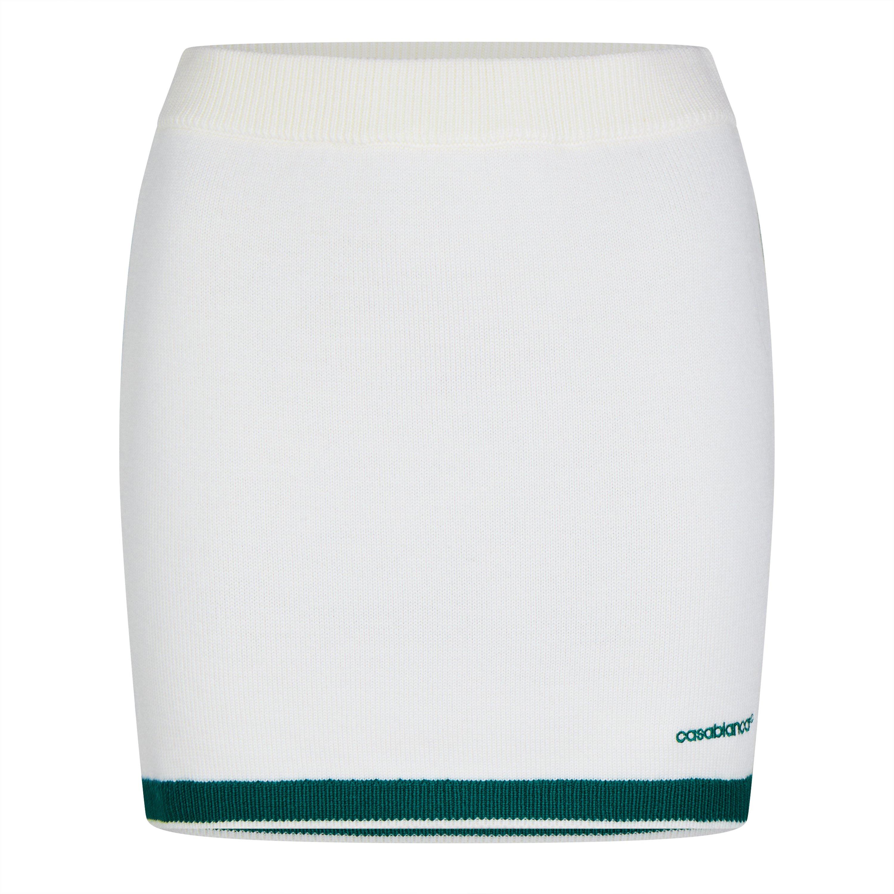 Casablanca Tennis Skirt - White - Size 12 (M)