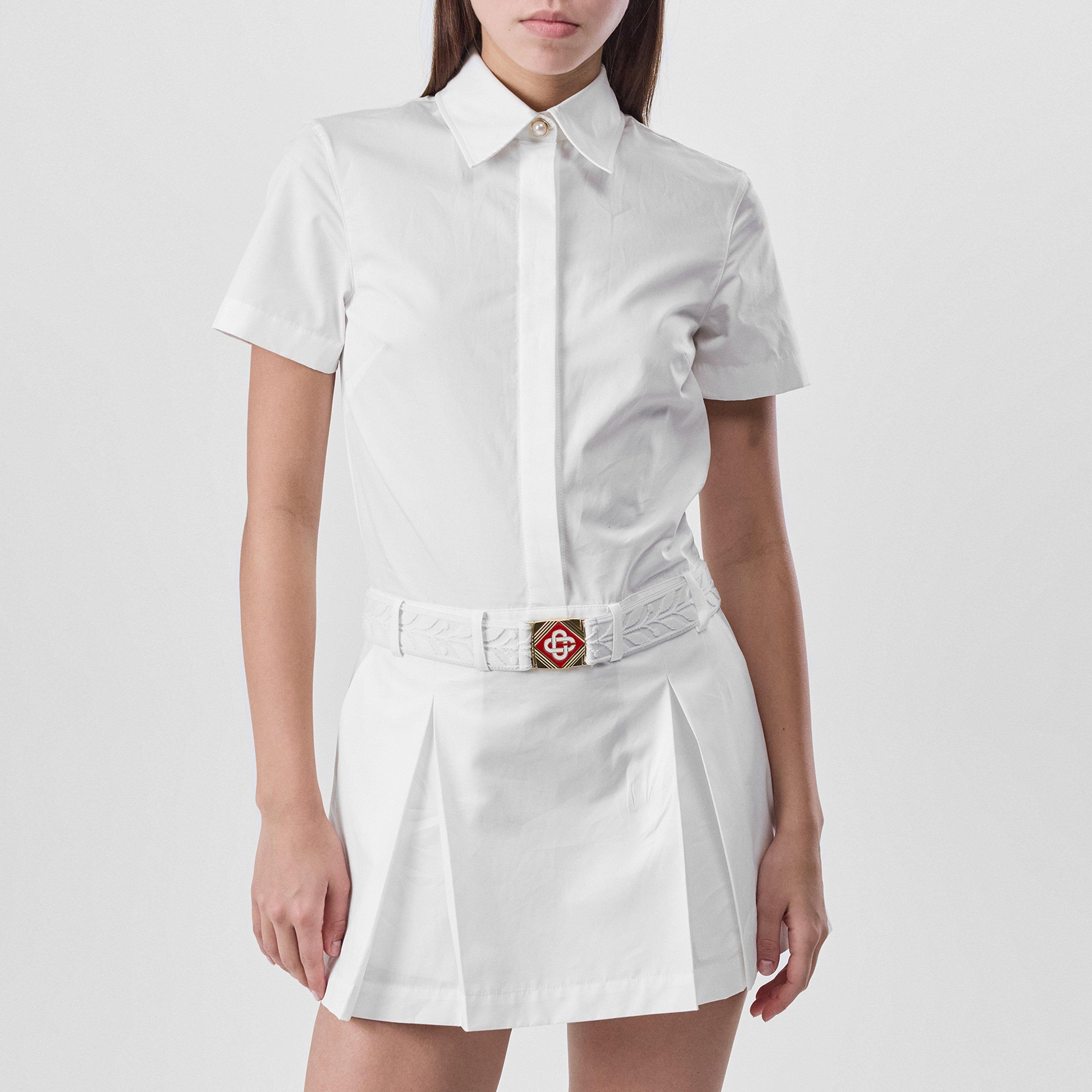 Casablanca Tennis Dress - White - Size 36(8UK)