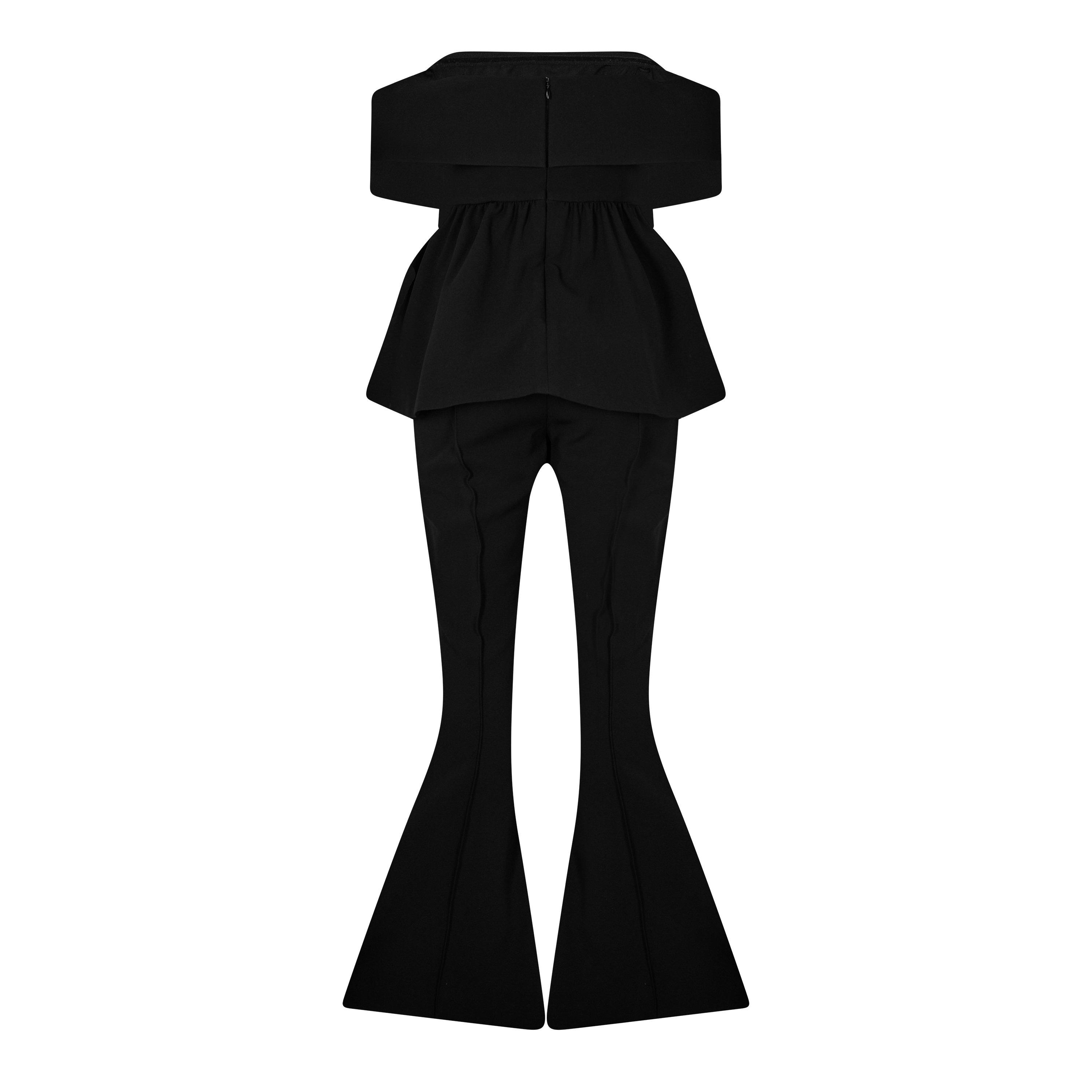 Black - Self Portrait - Off Sholder Jumpsuit - 6