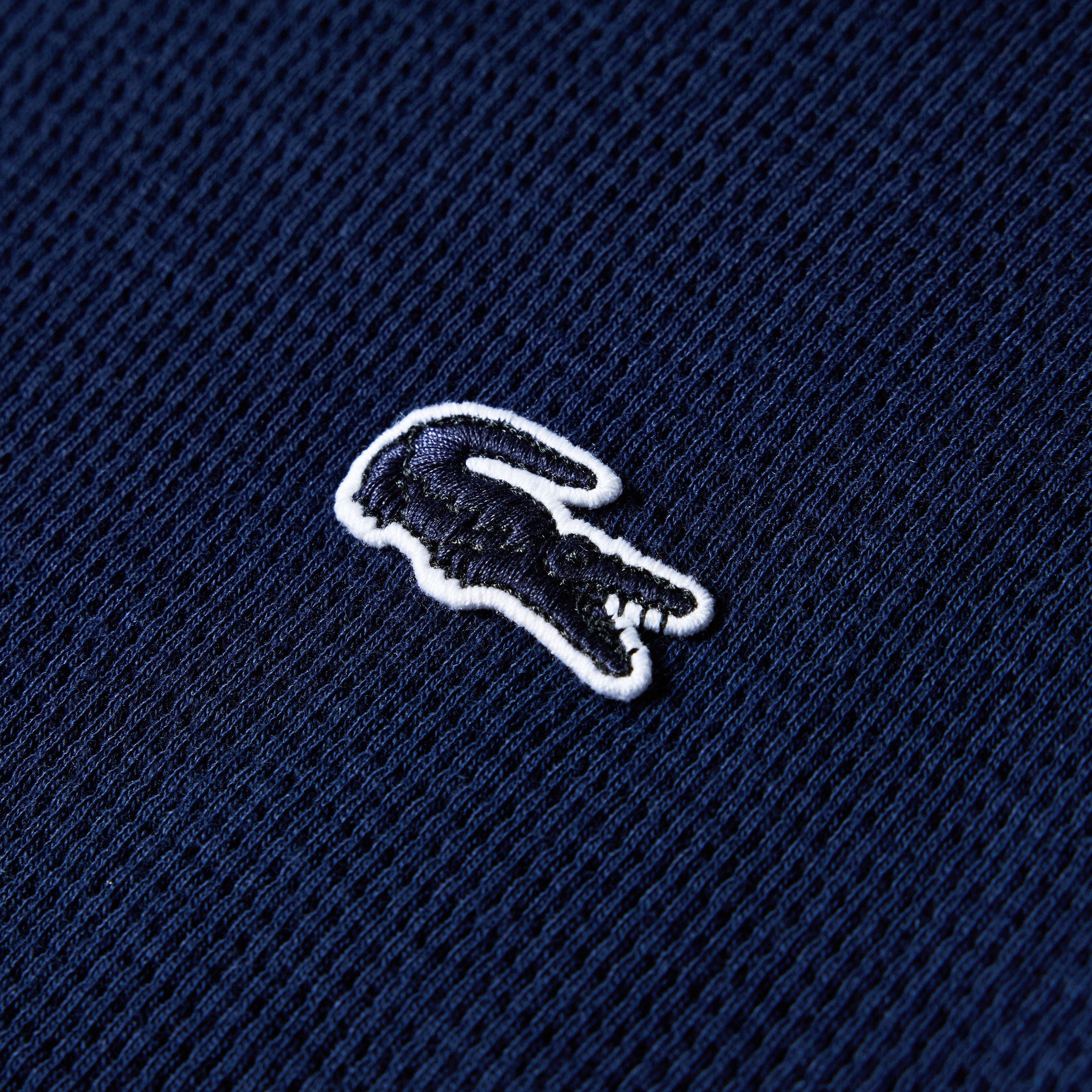 Marine 166 - Lacoste - Men's Waffle Short Sleeve Pyjama Top - 5