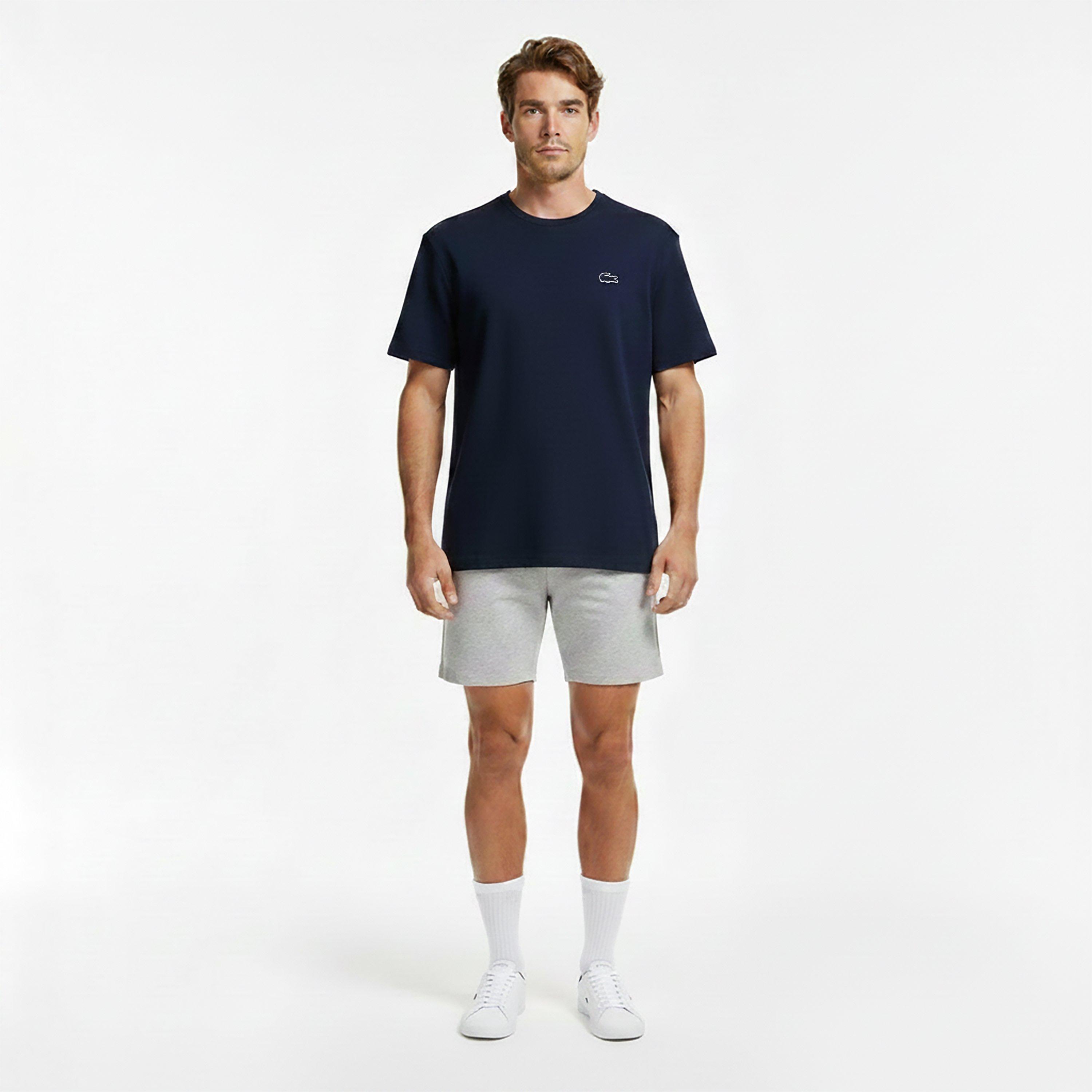 Marine 166 - Lacoste - Men's Waffle Short Sleeve Pyjama Top - 6