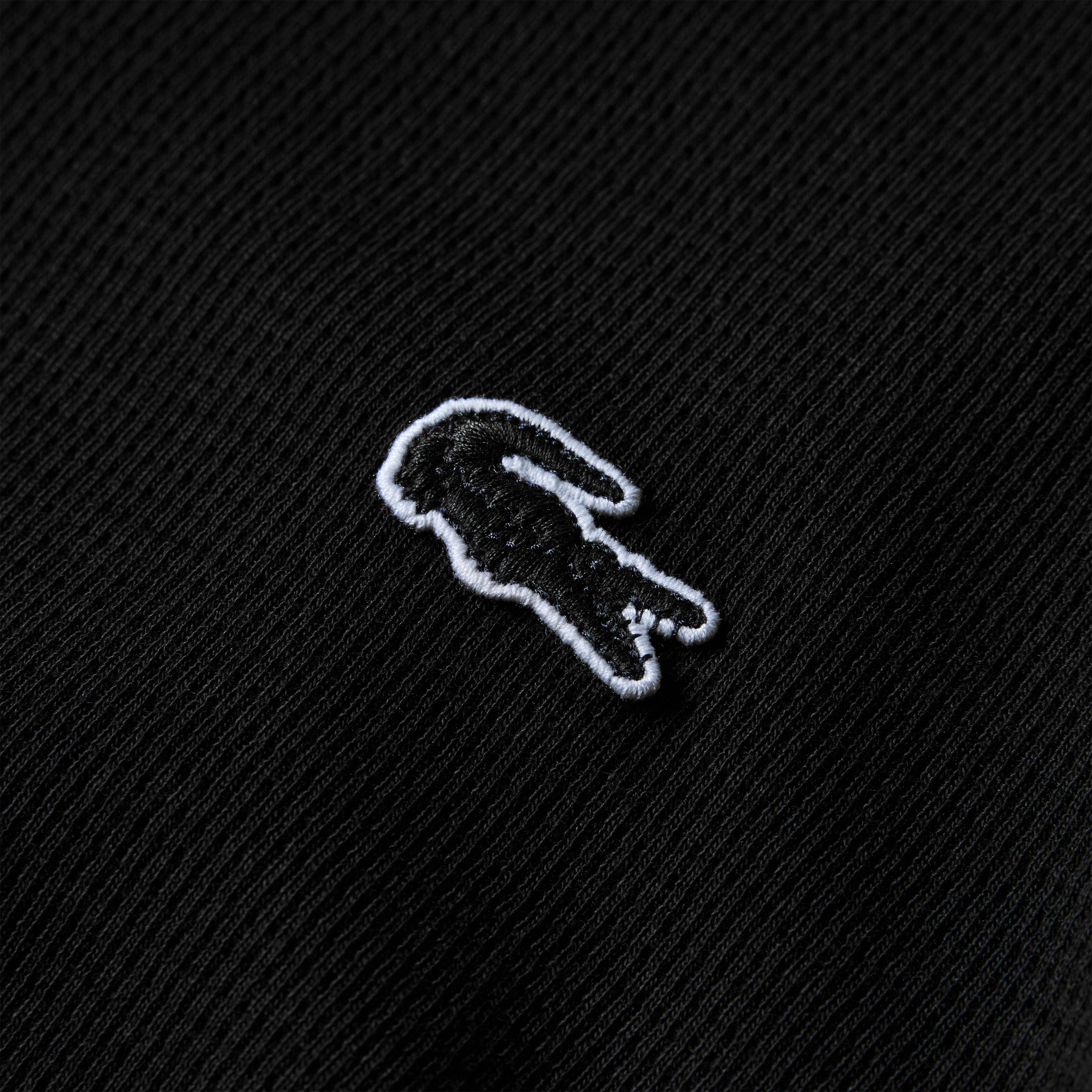 Black 031 - Lacoste - Men's Waffle Short Sleeve Pyjama Top - 5