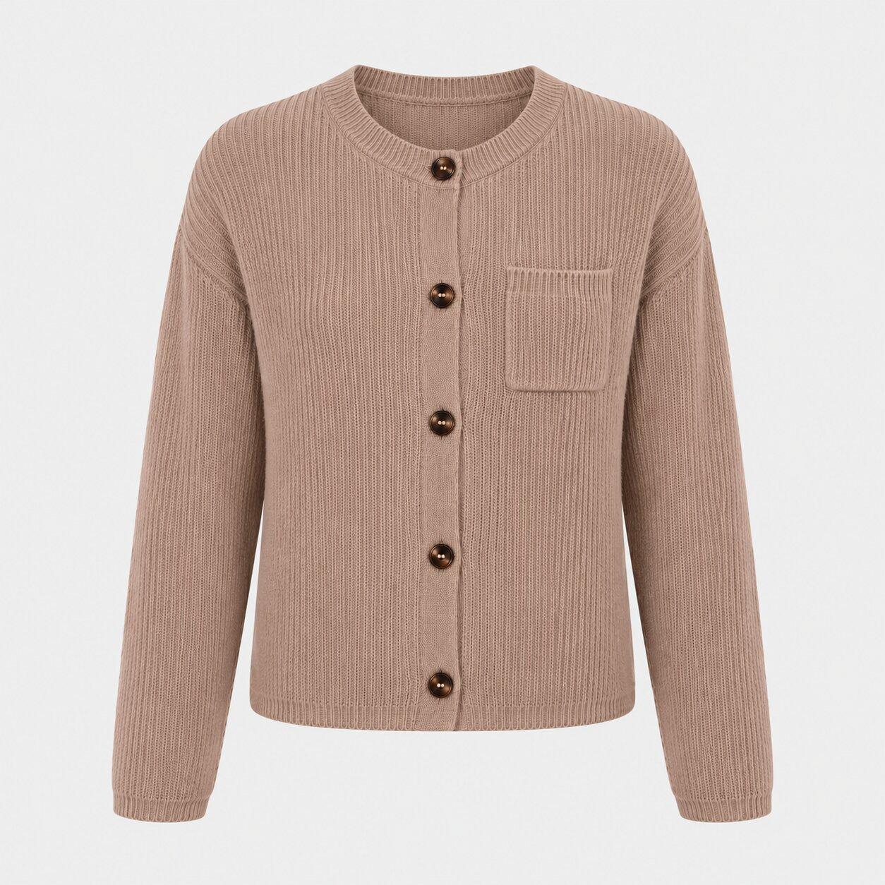 Knitted Button Cardigan