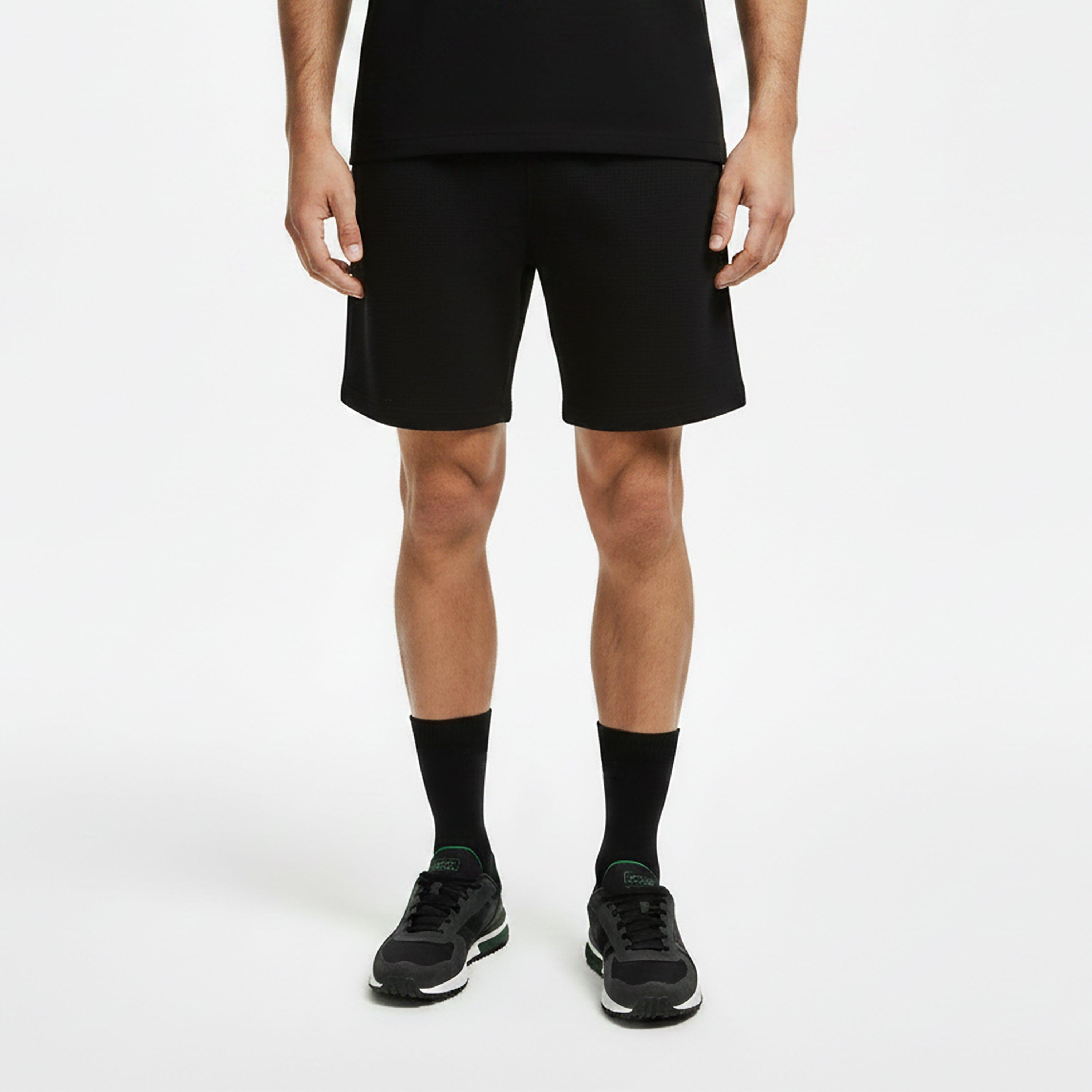 Black 031 - Lacoste - Men's Waffle Pyjama Shorts - 3