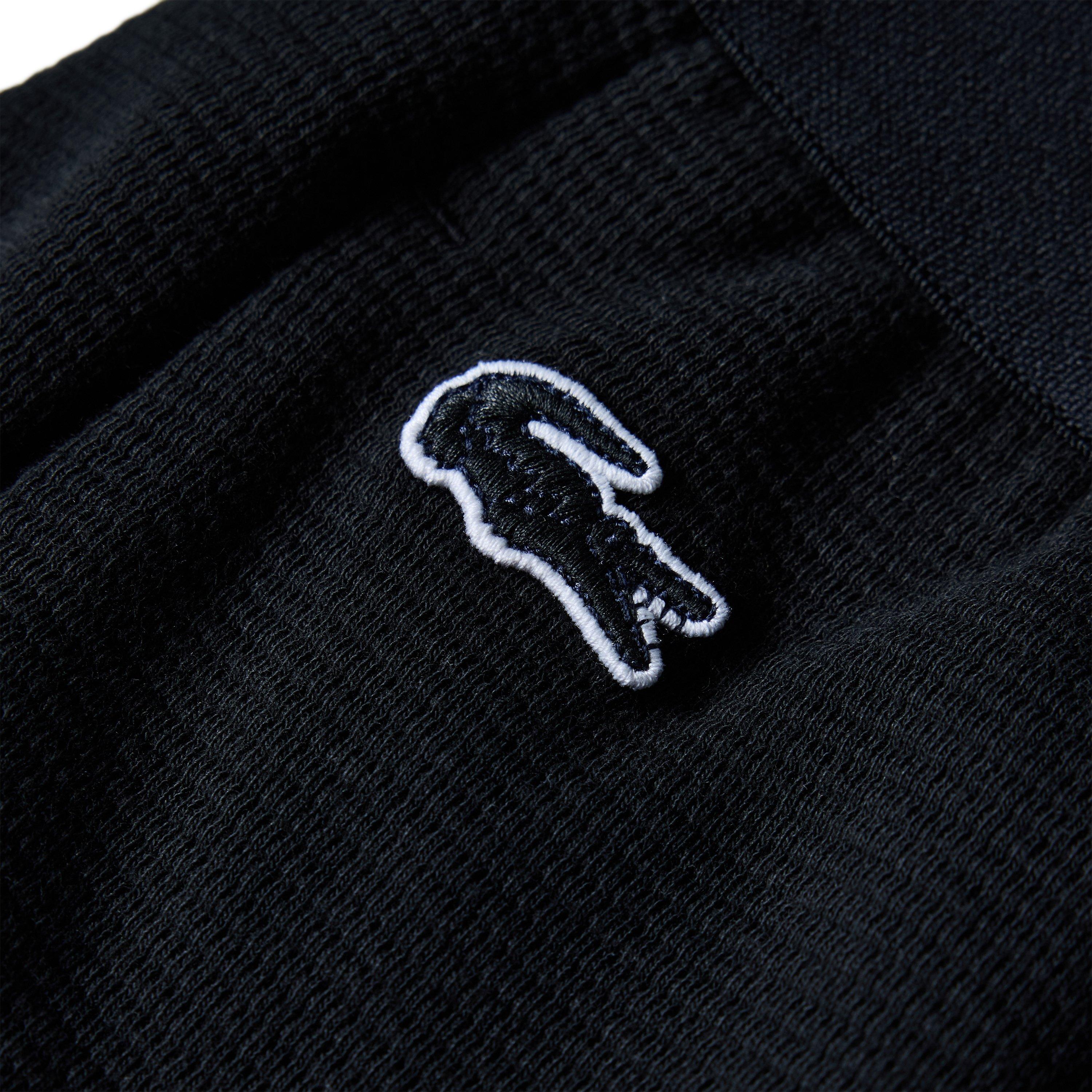 Black 031 - Lacoste - Men's Waffle Pyjama Shorts - 3
