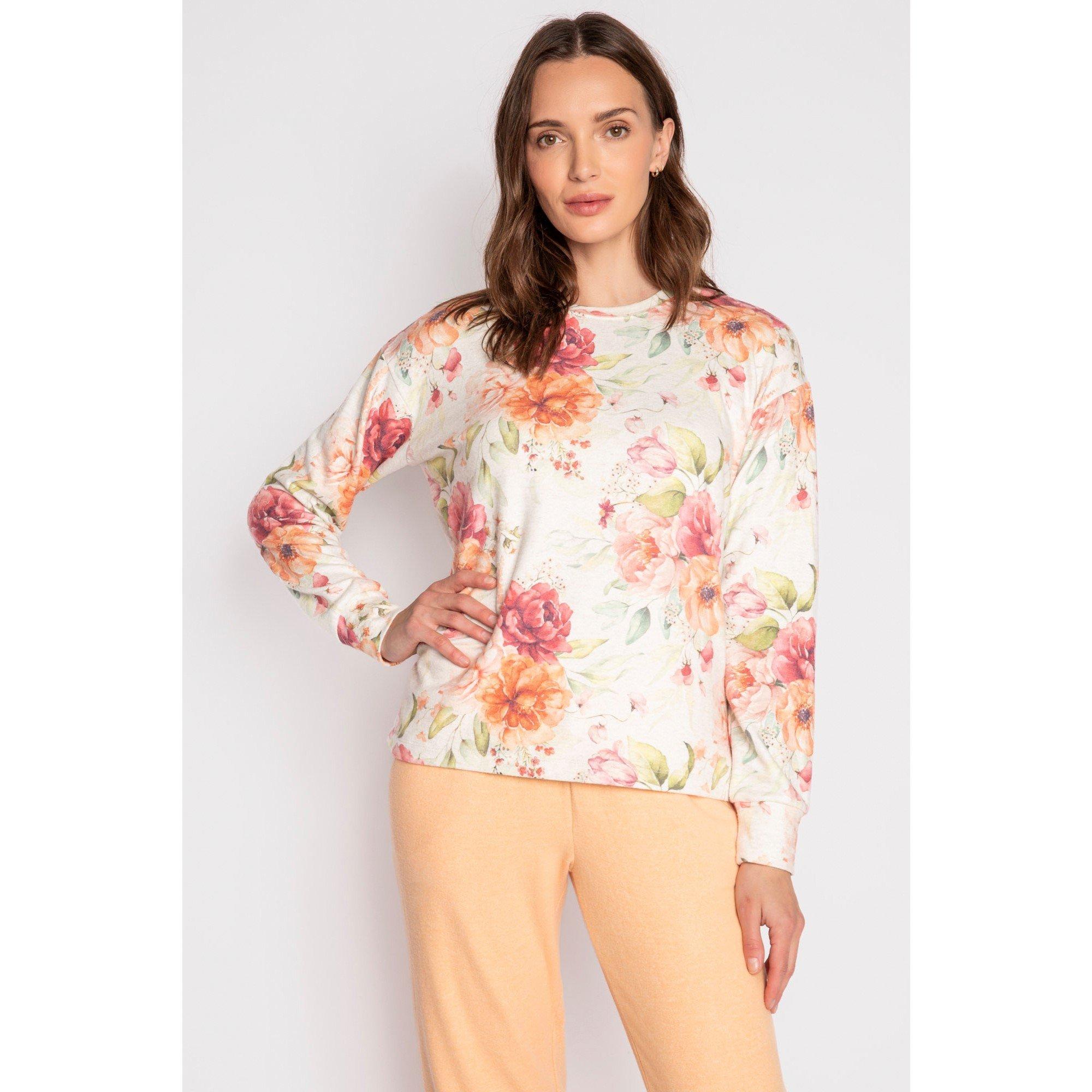 Beige - PJ Salvage - Women's Pyjama Long-Sleeve Top - 1