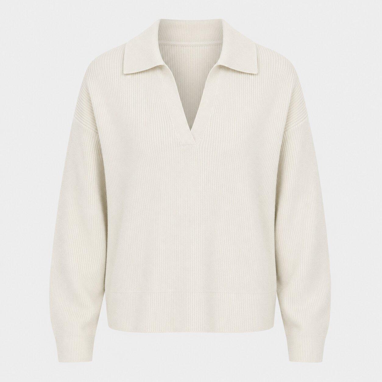 Canoli Cream - I Saw It First - Polo Knitted Jumper - 1