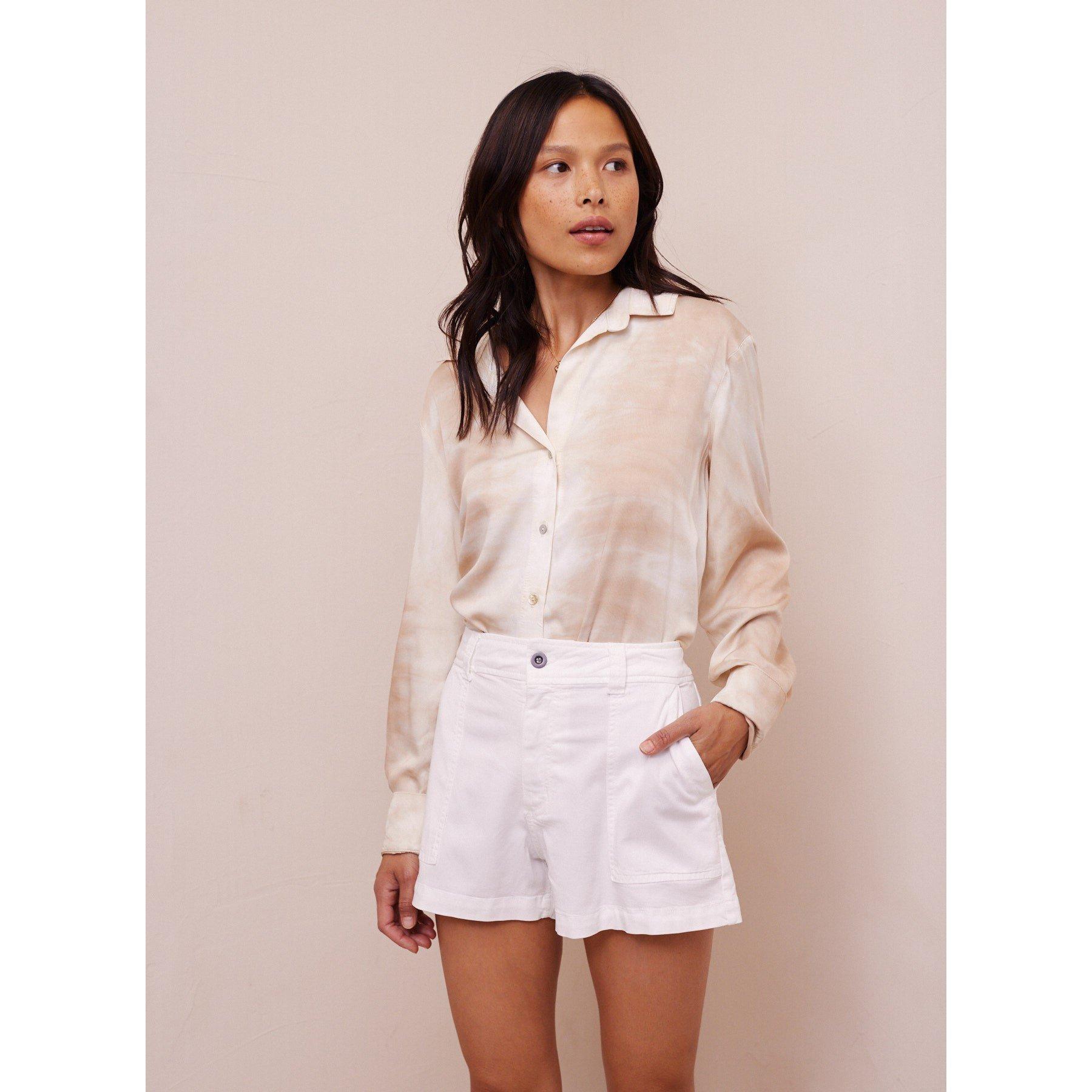 Dune Dye - Bella Dahl - Women's Long-Sleeve Pocket Plain Shirt - 1