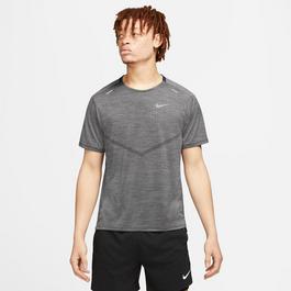 Nike Dri-fit Techknit Short Sleeve Running T Shirt Mens
