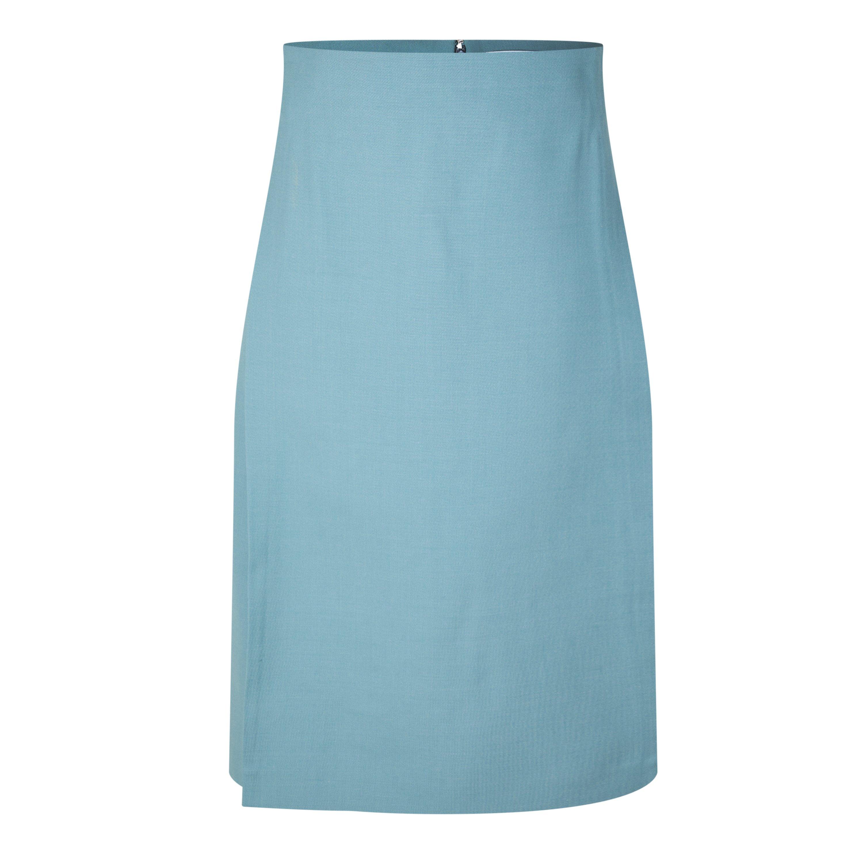Green - Off White - Women's A-Line Skirt - 1