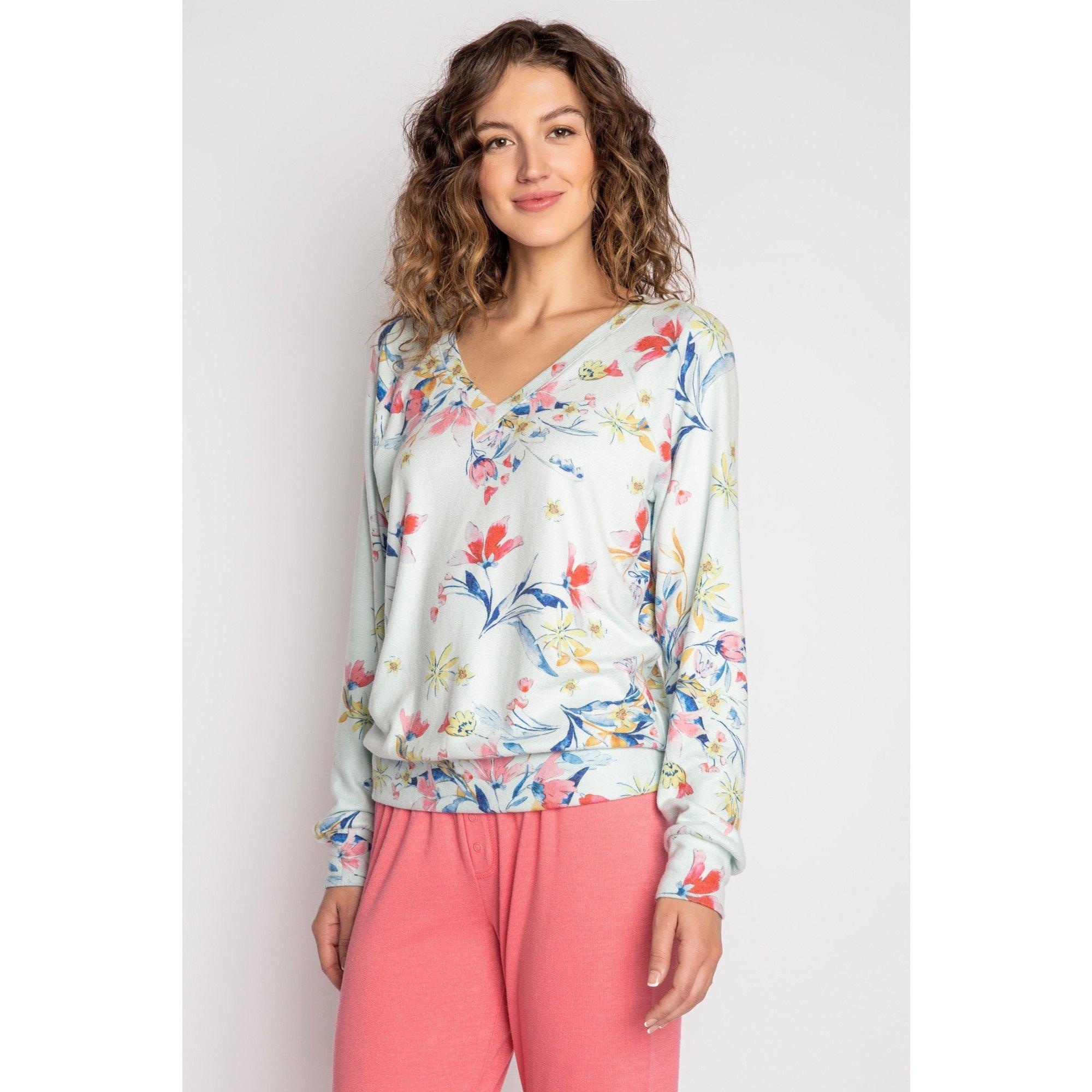 Lantikblau - PJ Salvage - PJ Salv Budding Bouquet Shirt - 1