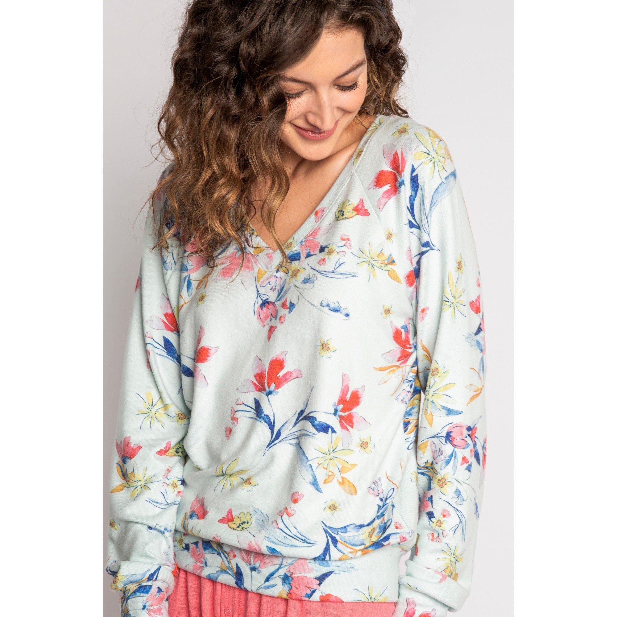 Lantikblau - PJ Salvage - Salv Budding Bouquet Shirt - 3