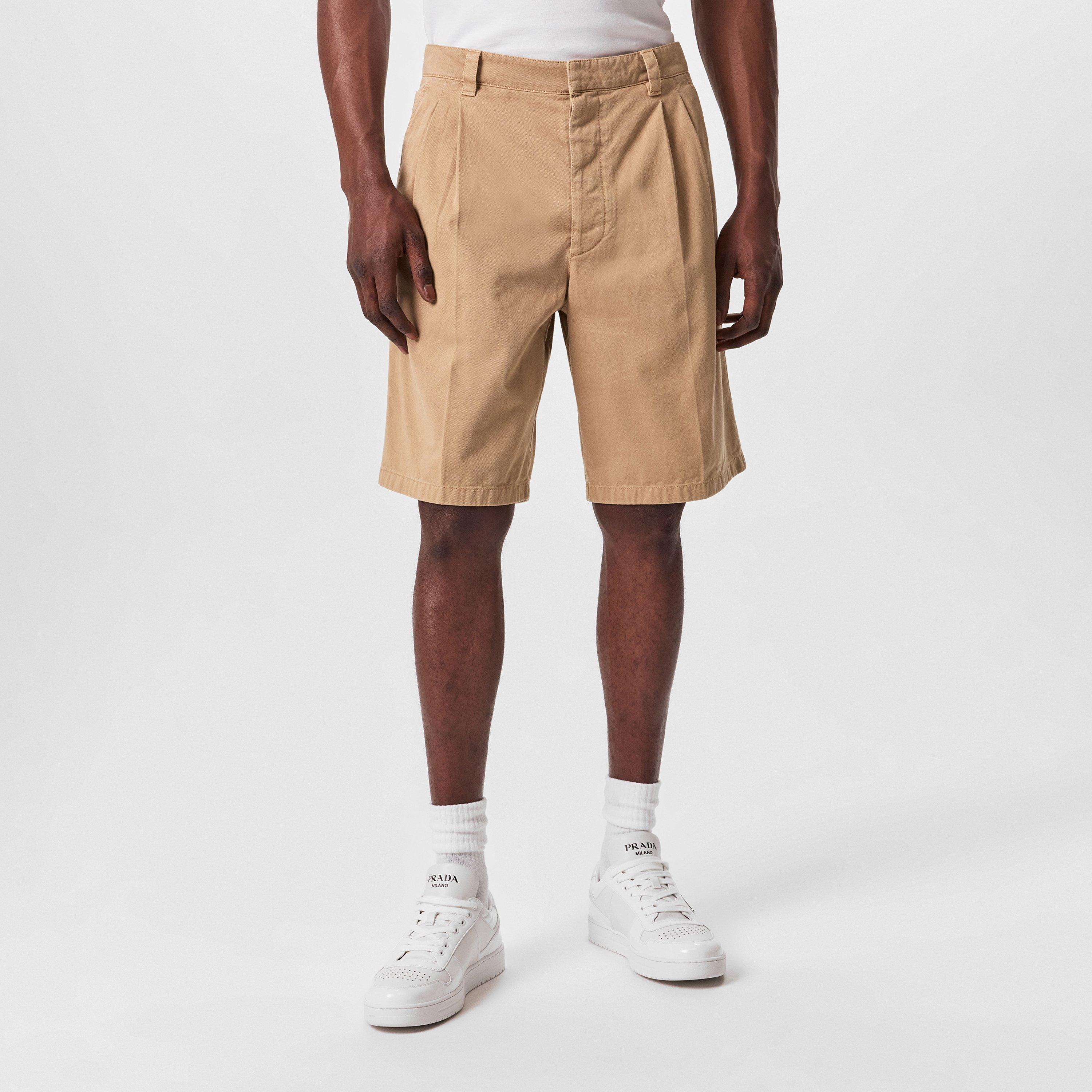 Beige - Prada - Men's Bermuda Chino Shorts - 3
