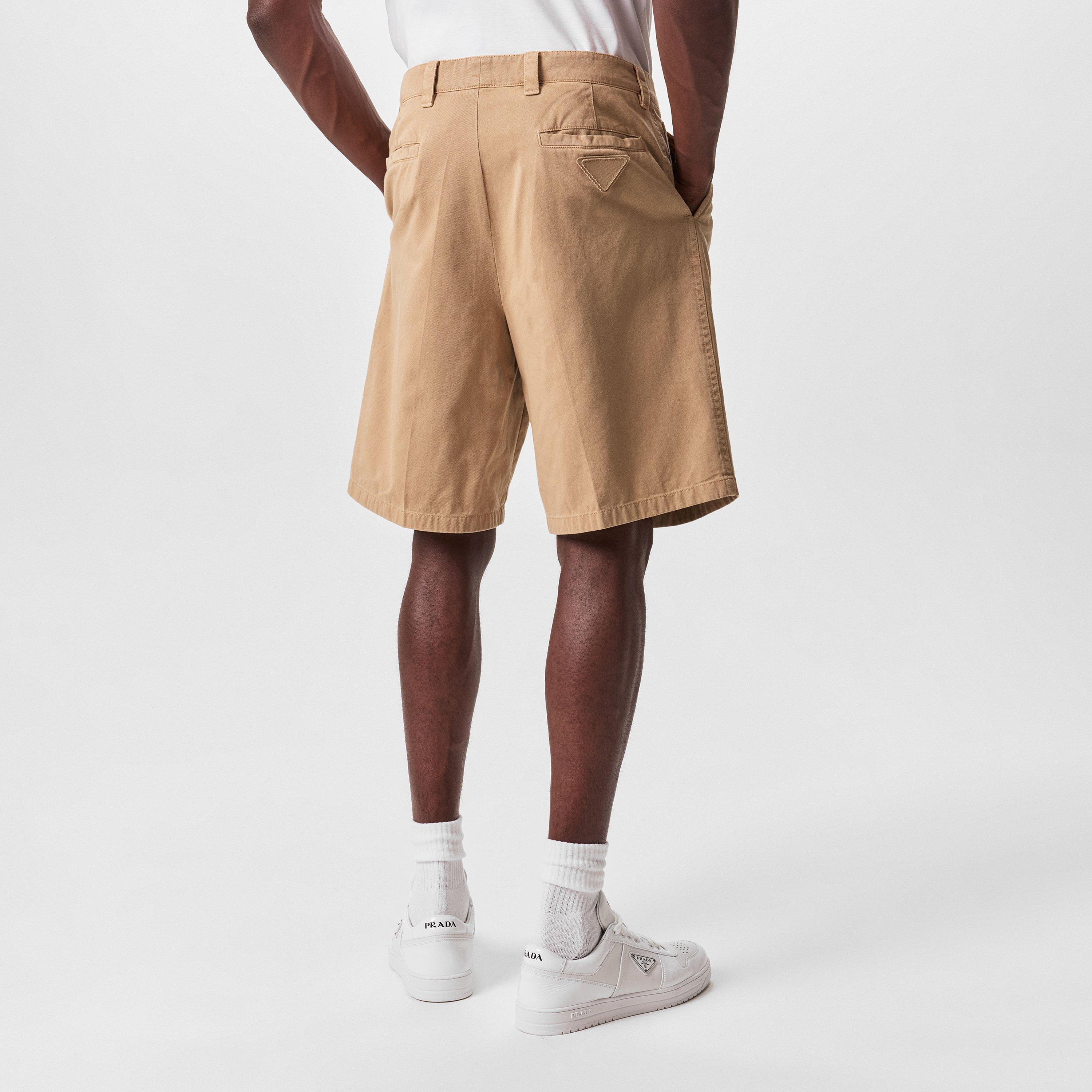Beige - Prada - Men's Bermuda Chino Shorts - 4