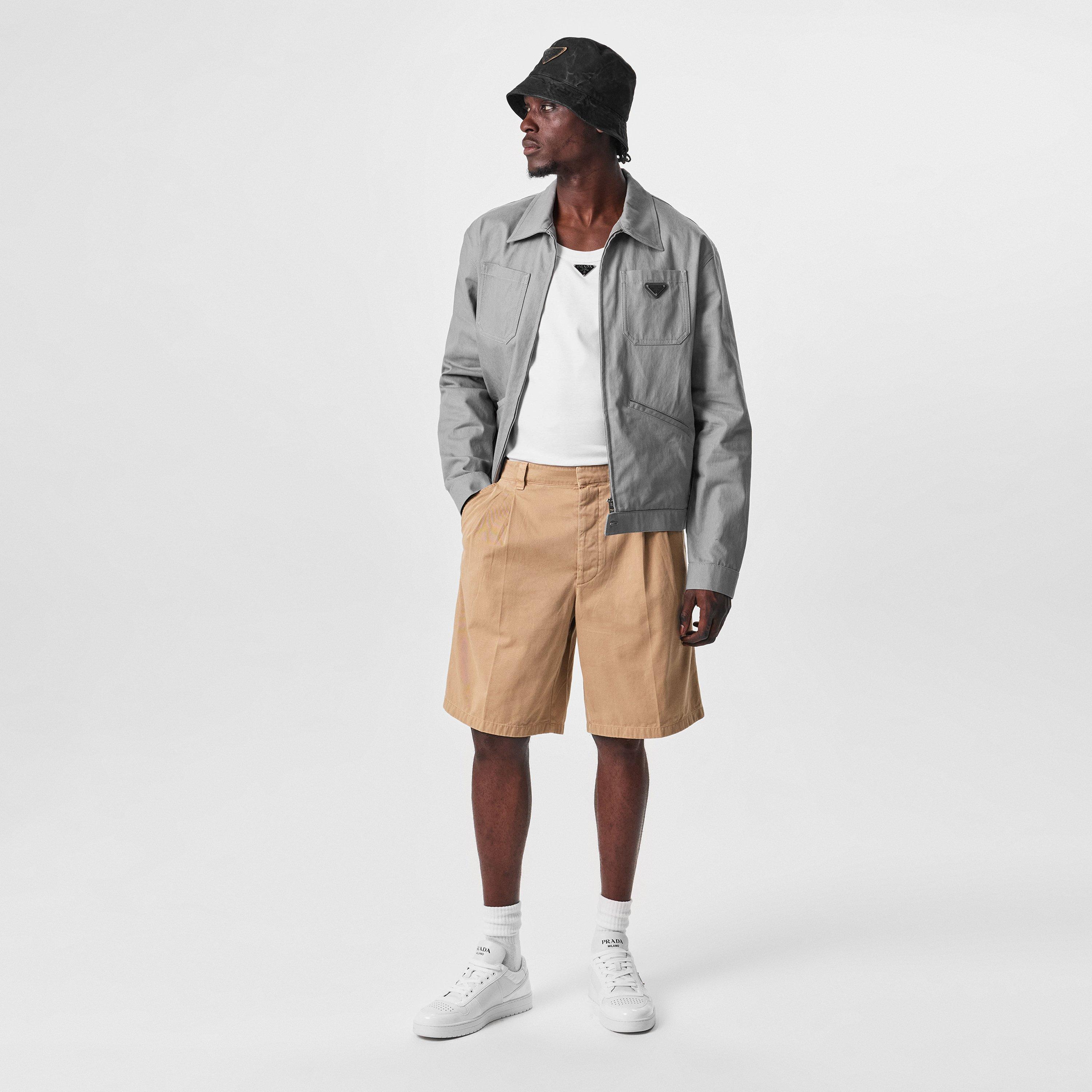 Beige - Prada - Men's Bermuda Chino Shorts - 6