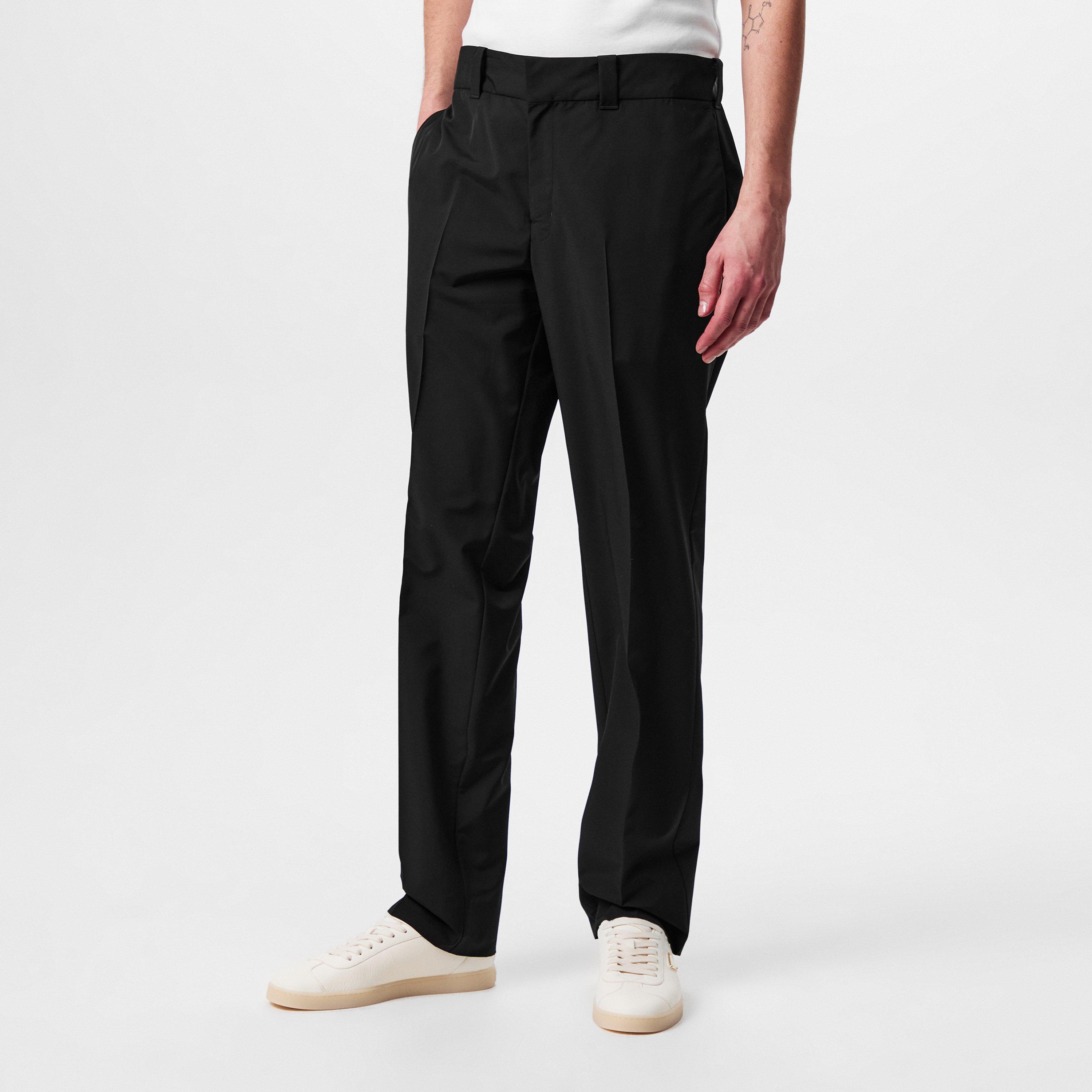 Black - Prada - Wool Trousers - 3