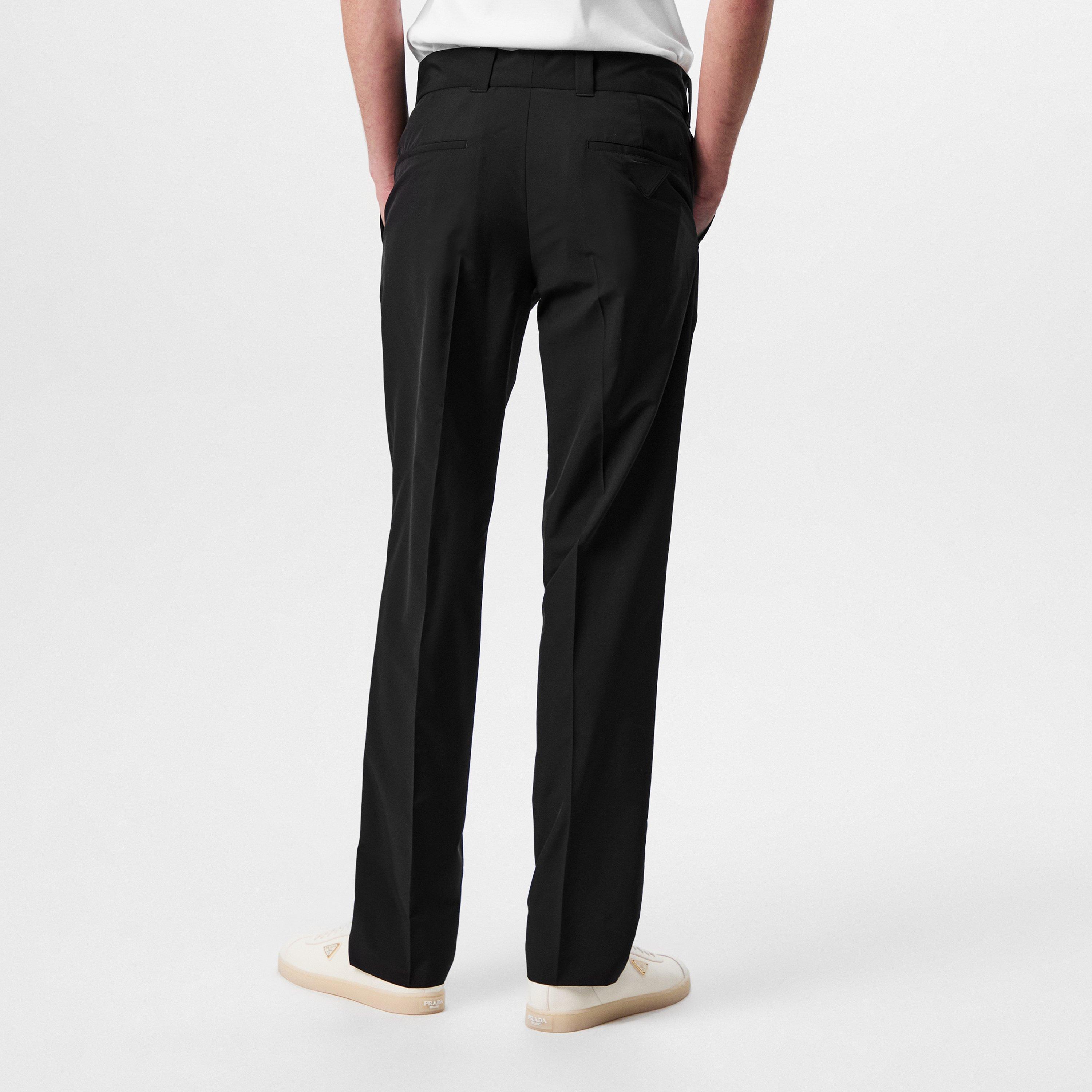Black - Prada - Wool Trousers - 4