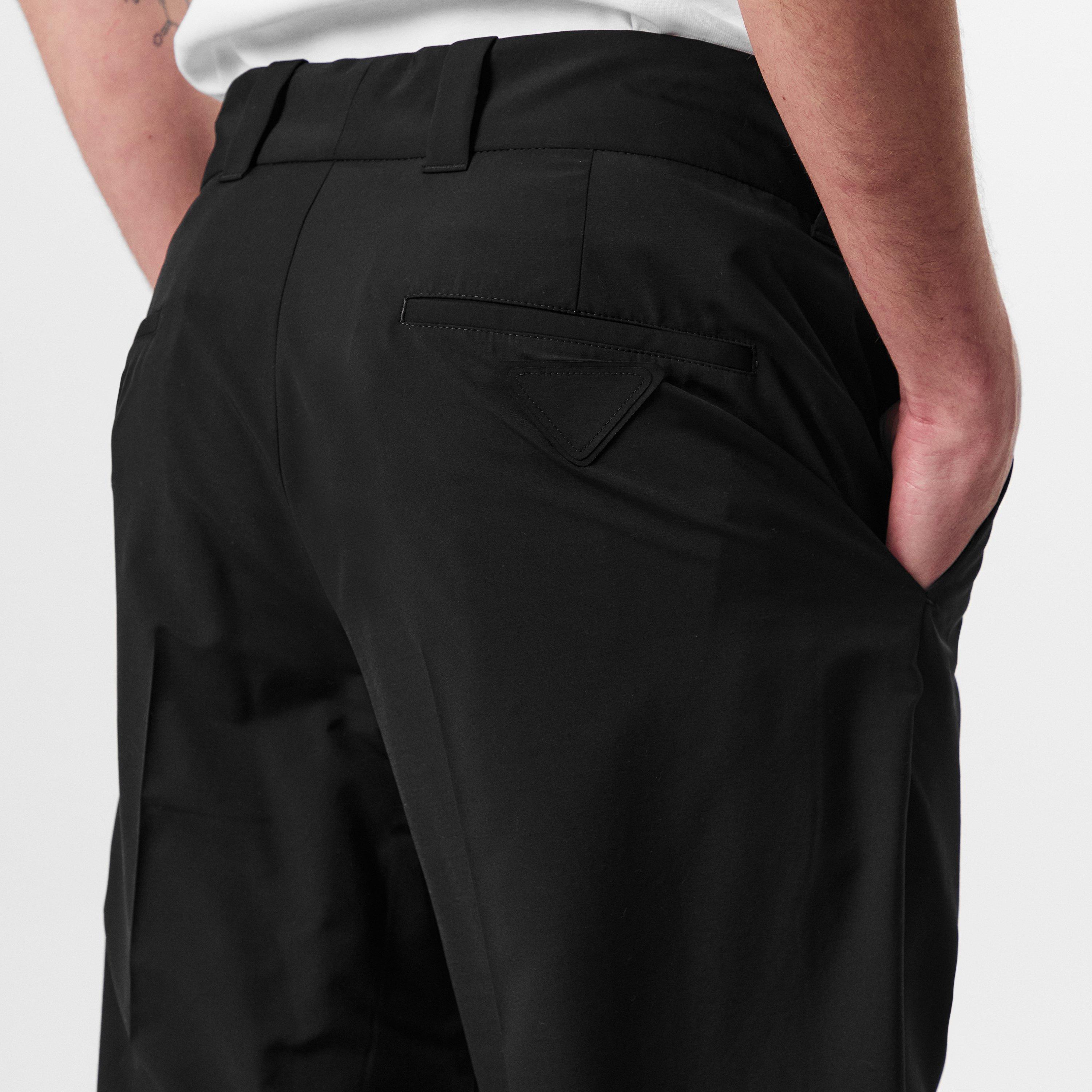 Black - Prada - Wool Trousers - 5