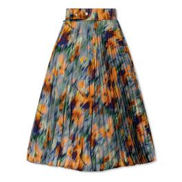 Off White Women's Pleated Maxi Skirt