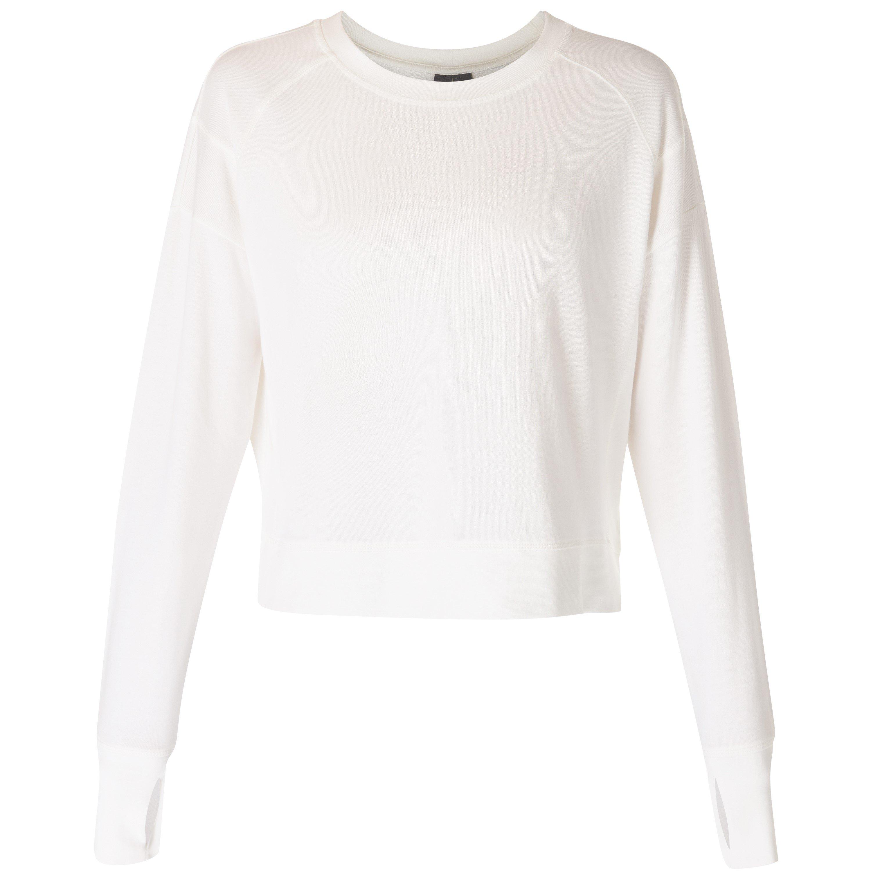 lily white - Sweaty Betty - Women's Cropped Sweatshirt - 6