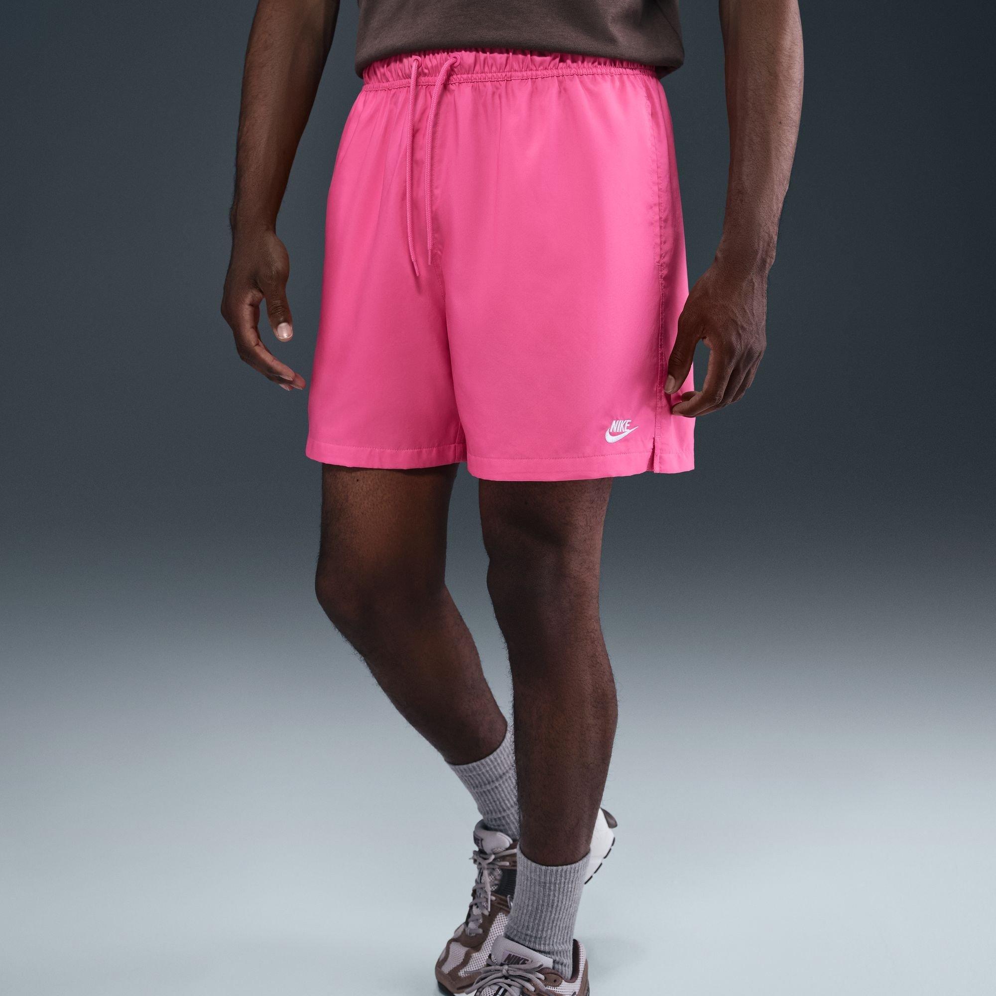 Pinksicle/Bijela - Nike - Men's Club Flow Woven Tracksuit Shorts - 5
