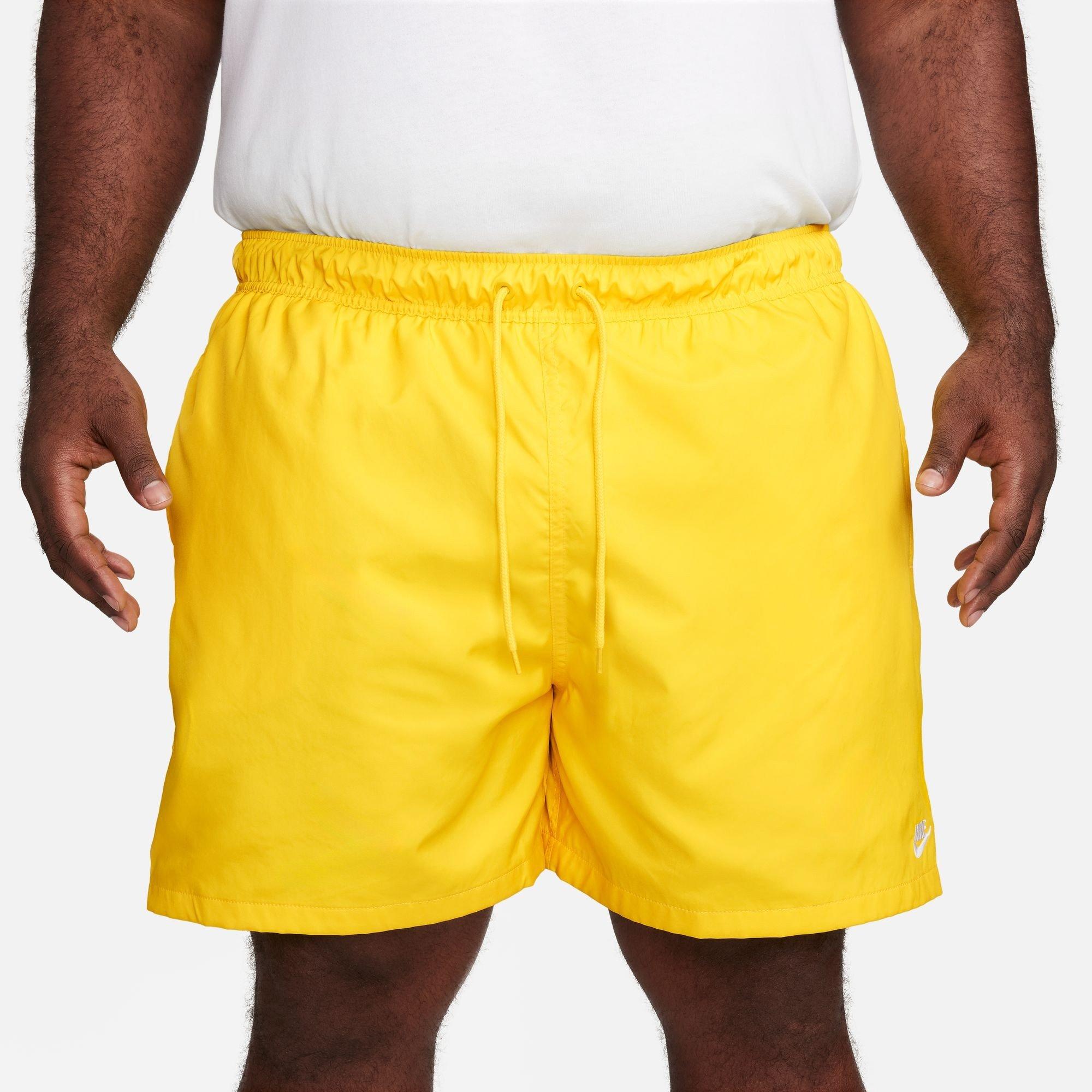 Lightening/Whit - Nike - Men's Club Flow Woven Tracksuit Shorts - 1