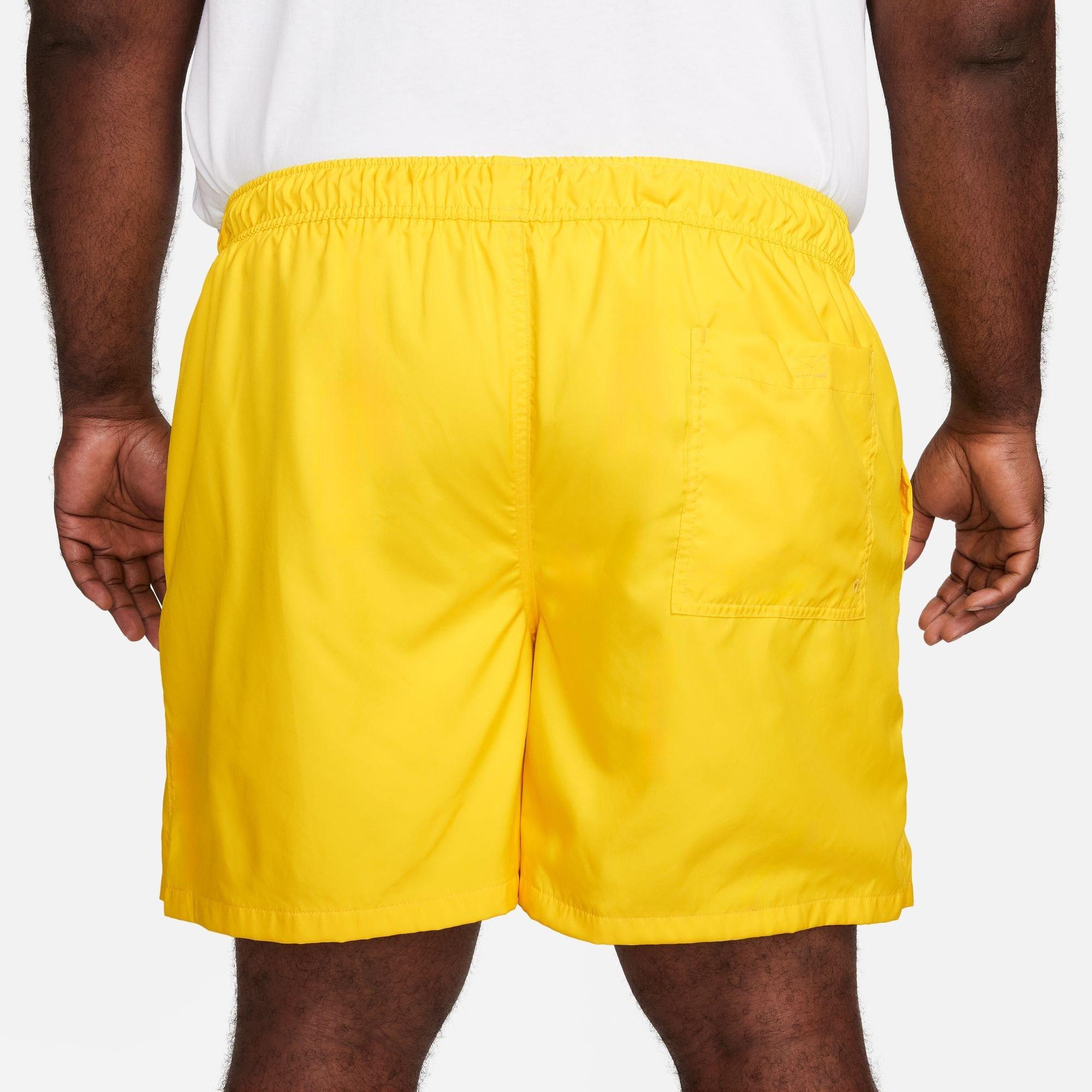 Lightening/Whit - Nike - Men's Club Flow Woven Tracksuit Shorts - 2