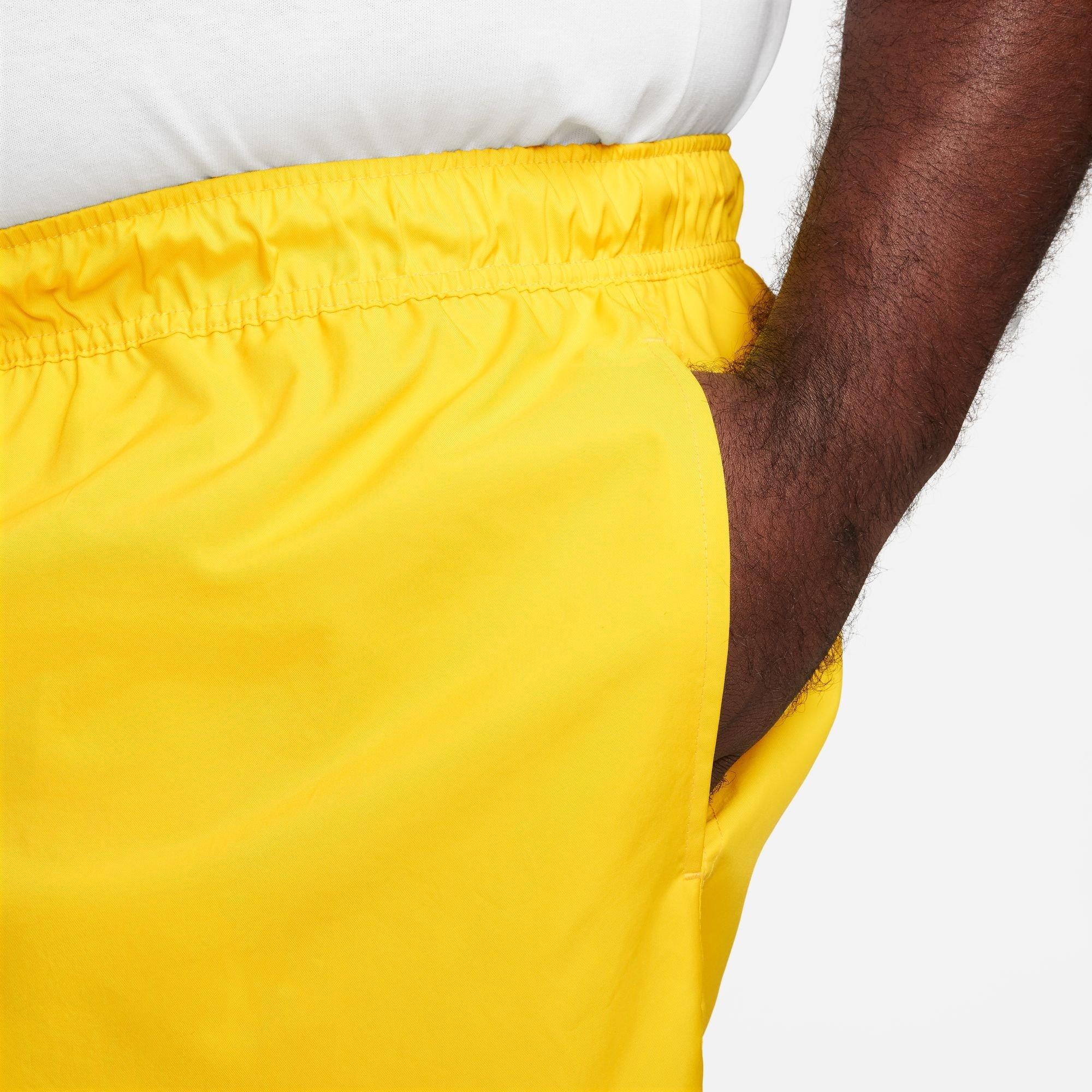 Lightening/Whit - Nike - Men's Club Flow Woven Tracksuit Shorts - 4