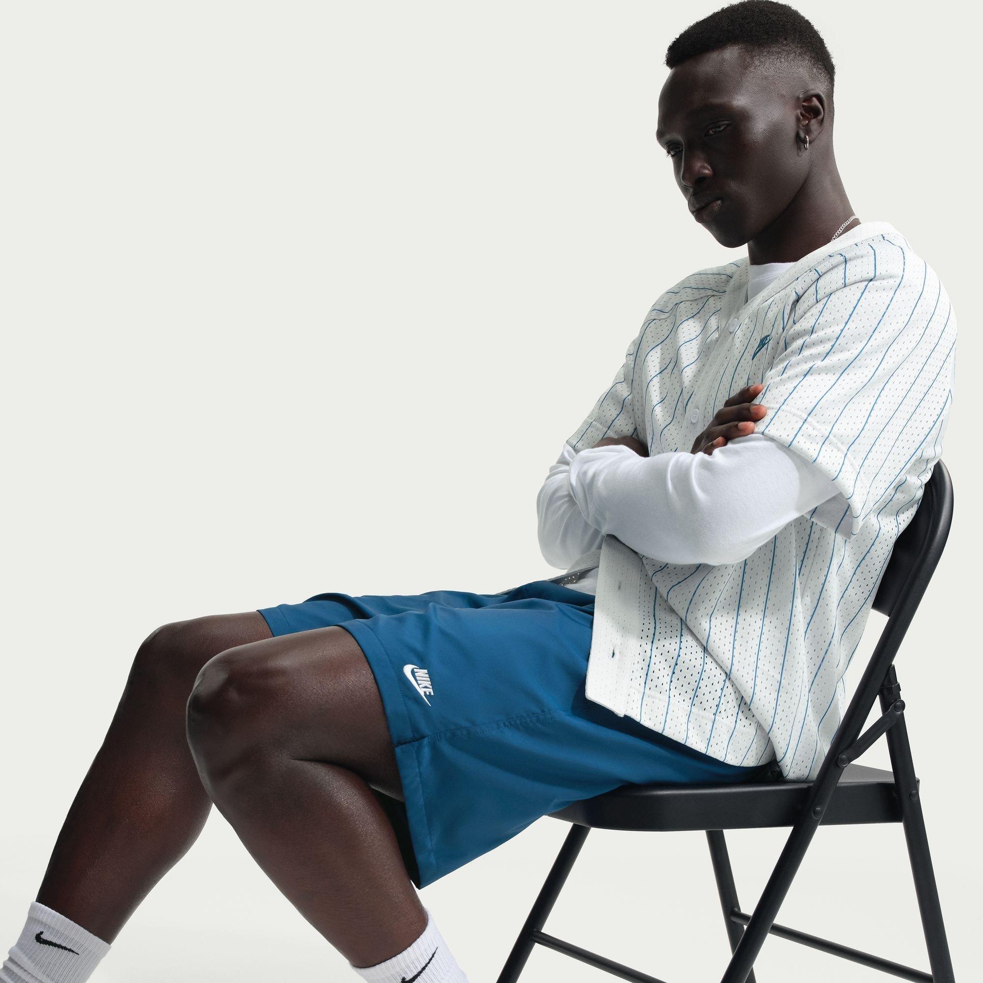 Court Blue - Nike - Men's Club Flow Woven Tracksuit Shorts - 3