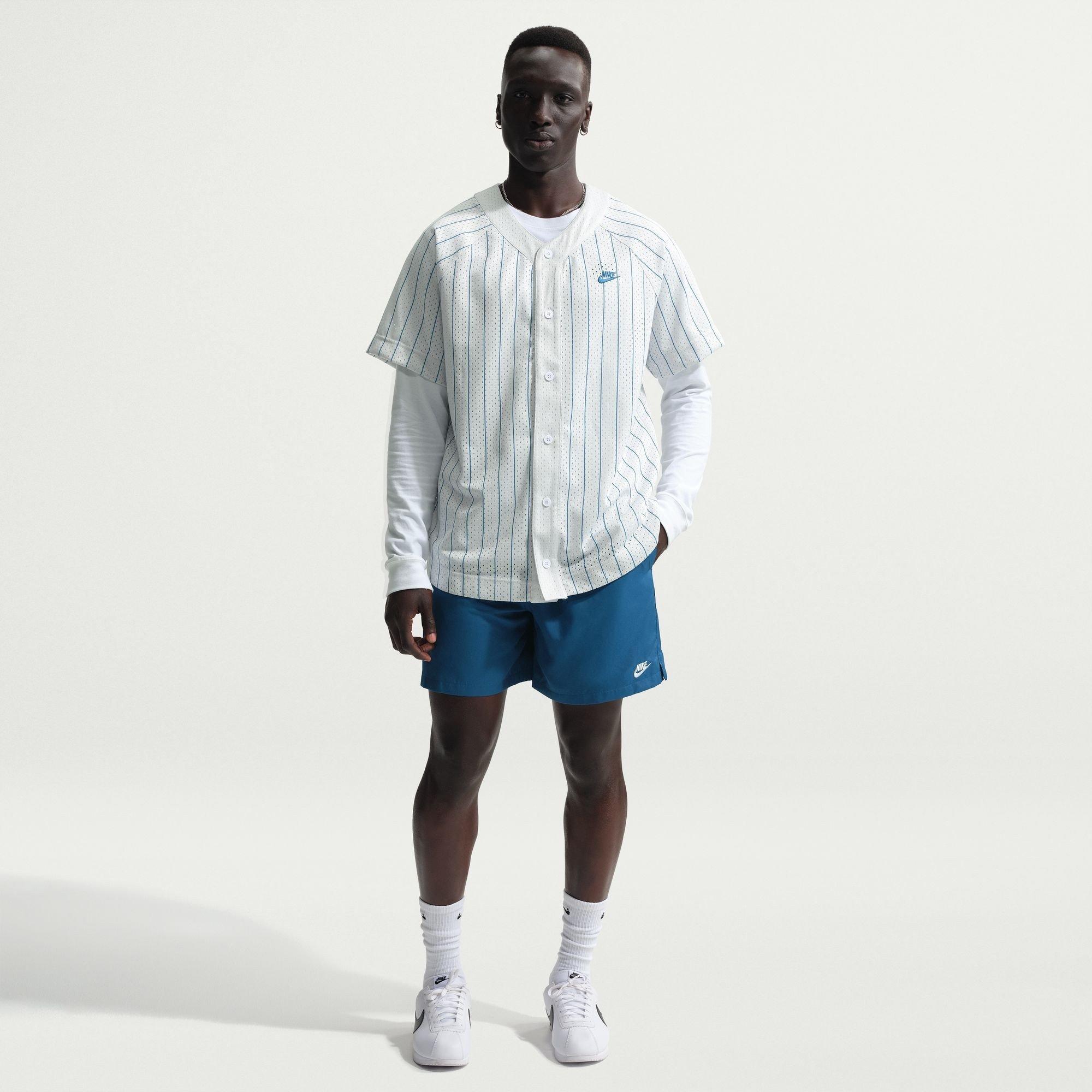 Court Blue - Nike - Men's Club Flow Woven Tracksuit Shorts - 4
