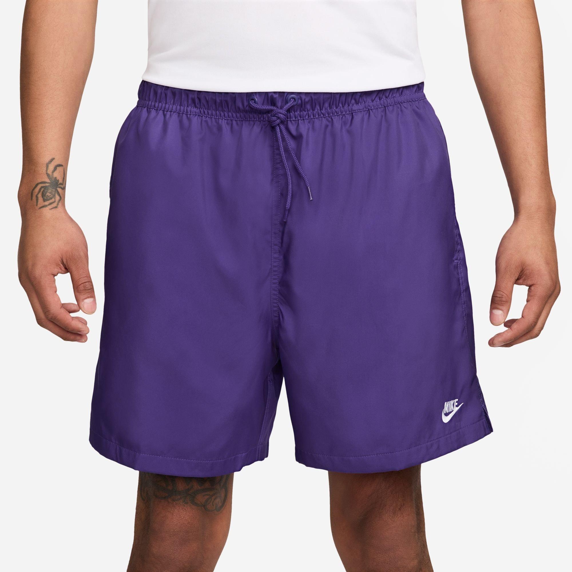 Nike Men's Club Flow Woven Tracksuit Shorts - Wild Grape - S