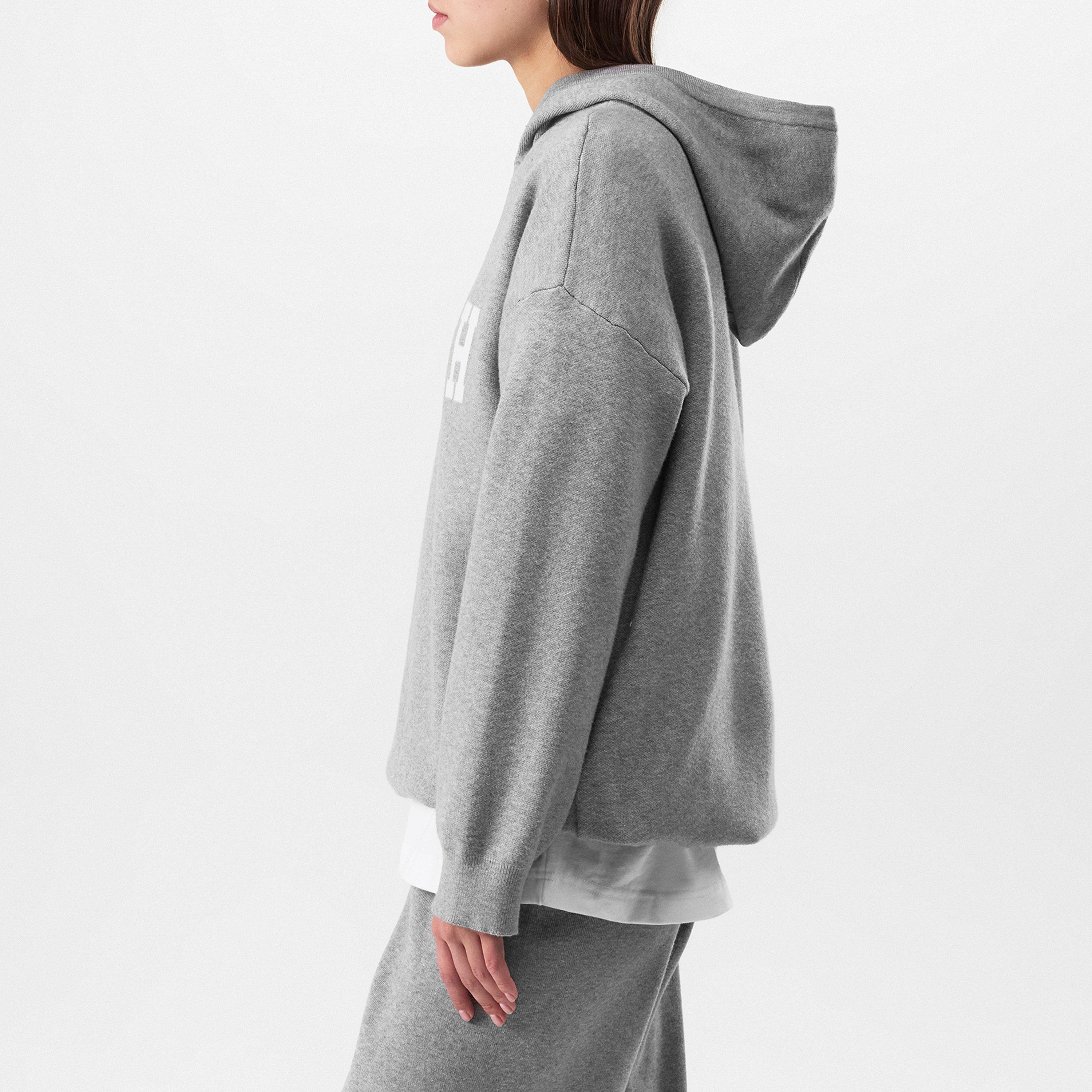 Grey - 4th and Reckless - Knitted  Hoodie - 2