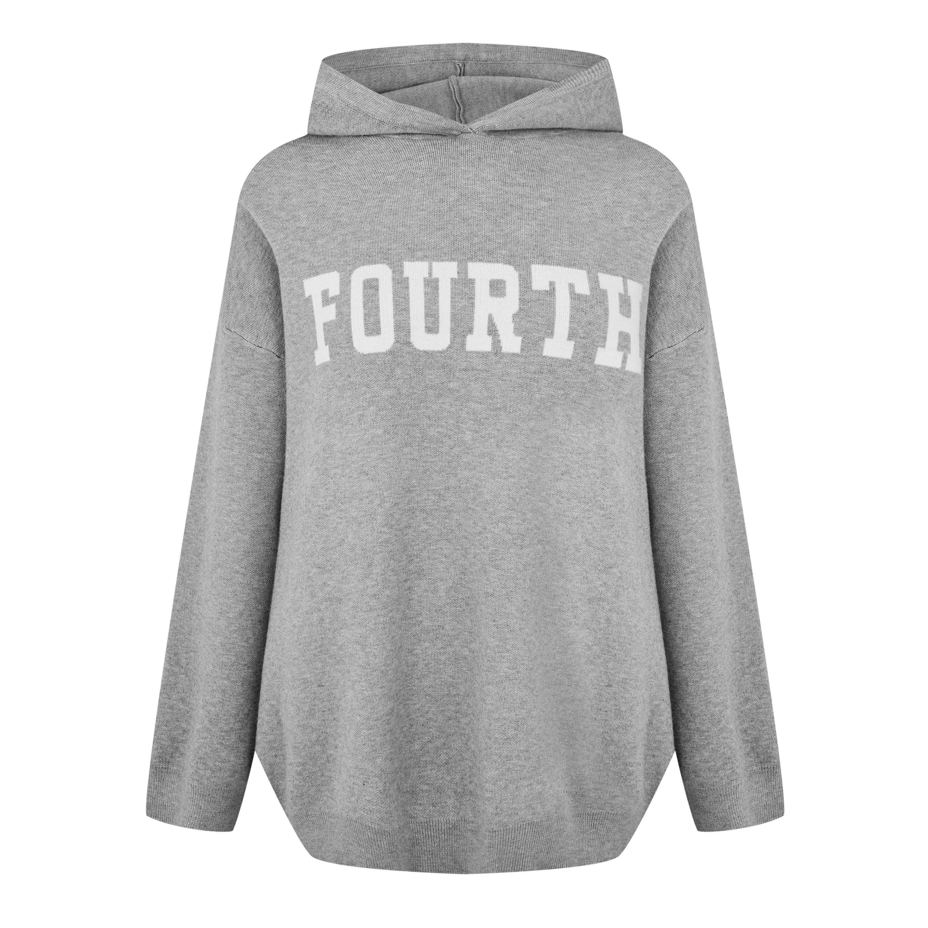 Grey - 4th and Reckless - Knitted  Hoodie - 5