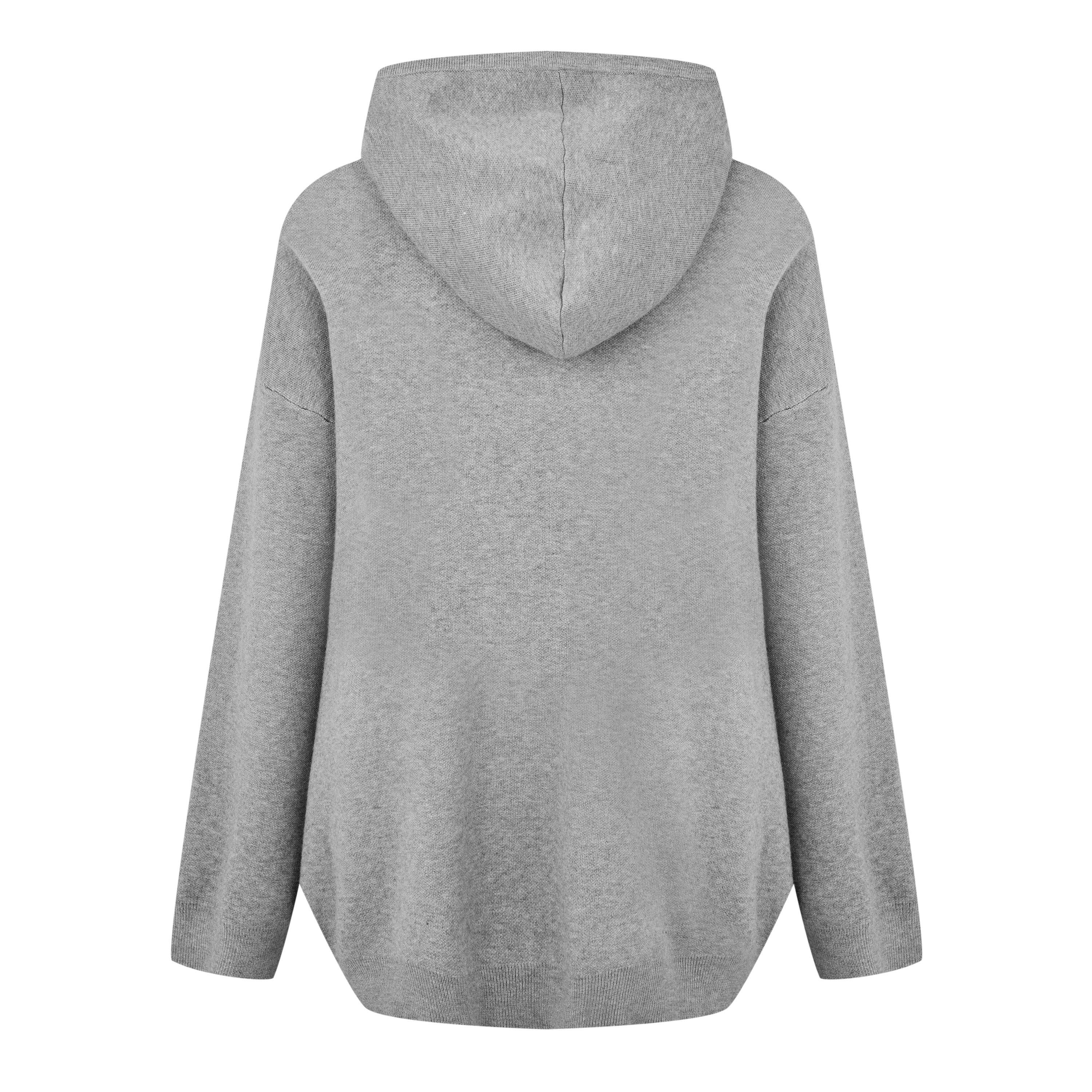 Grey - 4th and Reckless - Knitted  Hoodie - 6