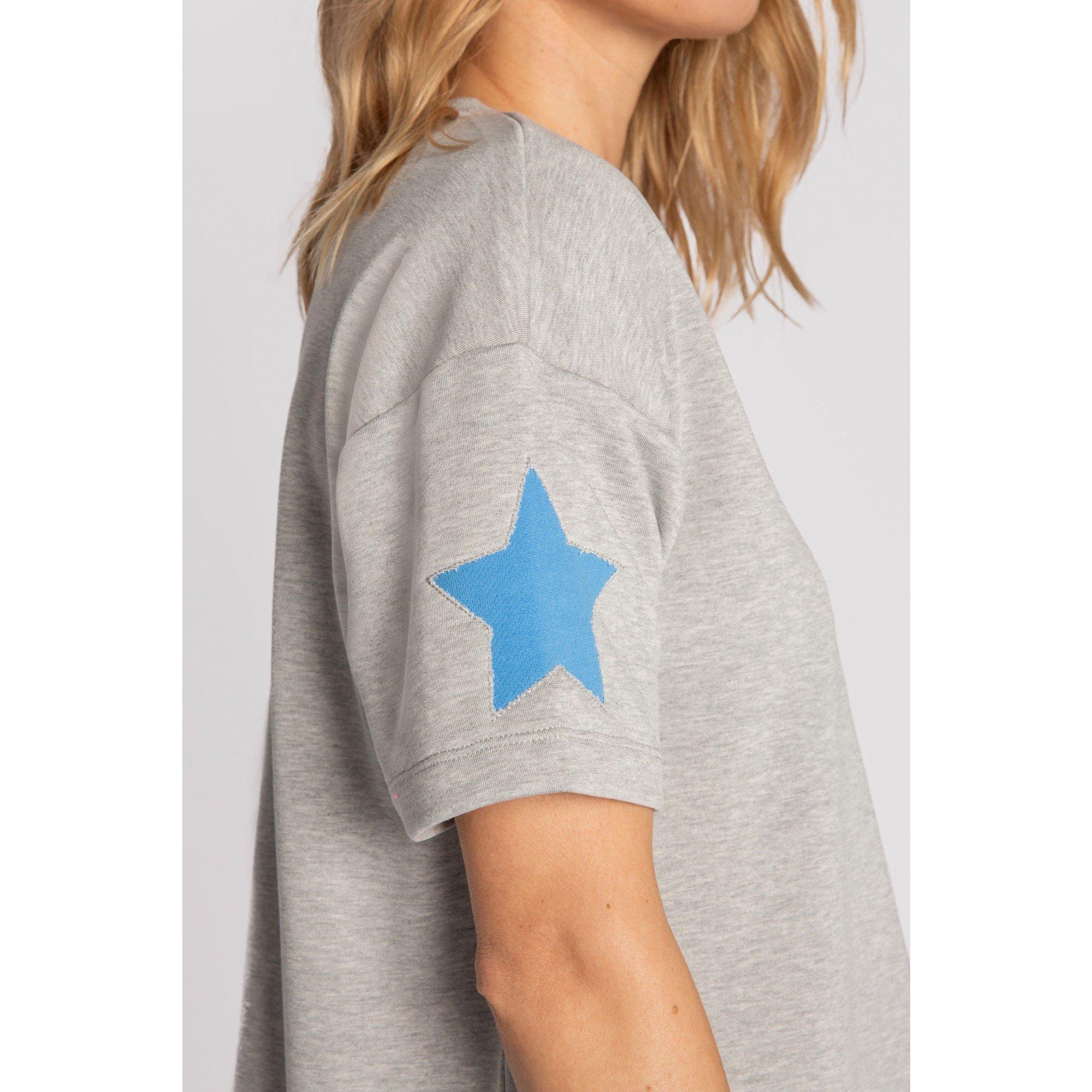 Grau-Mel. - PJ Salvage - Salvage Basics Star Shirt - 3